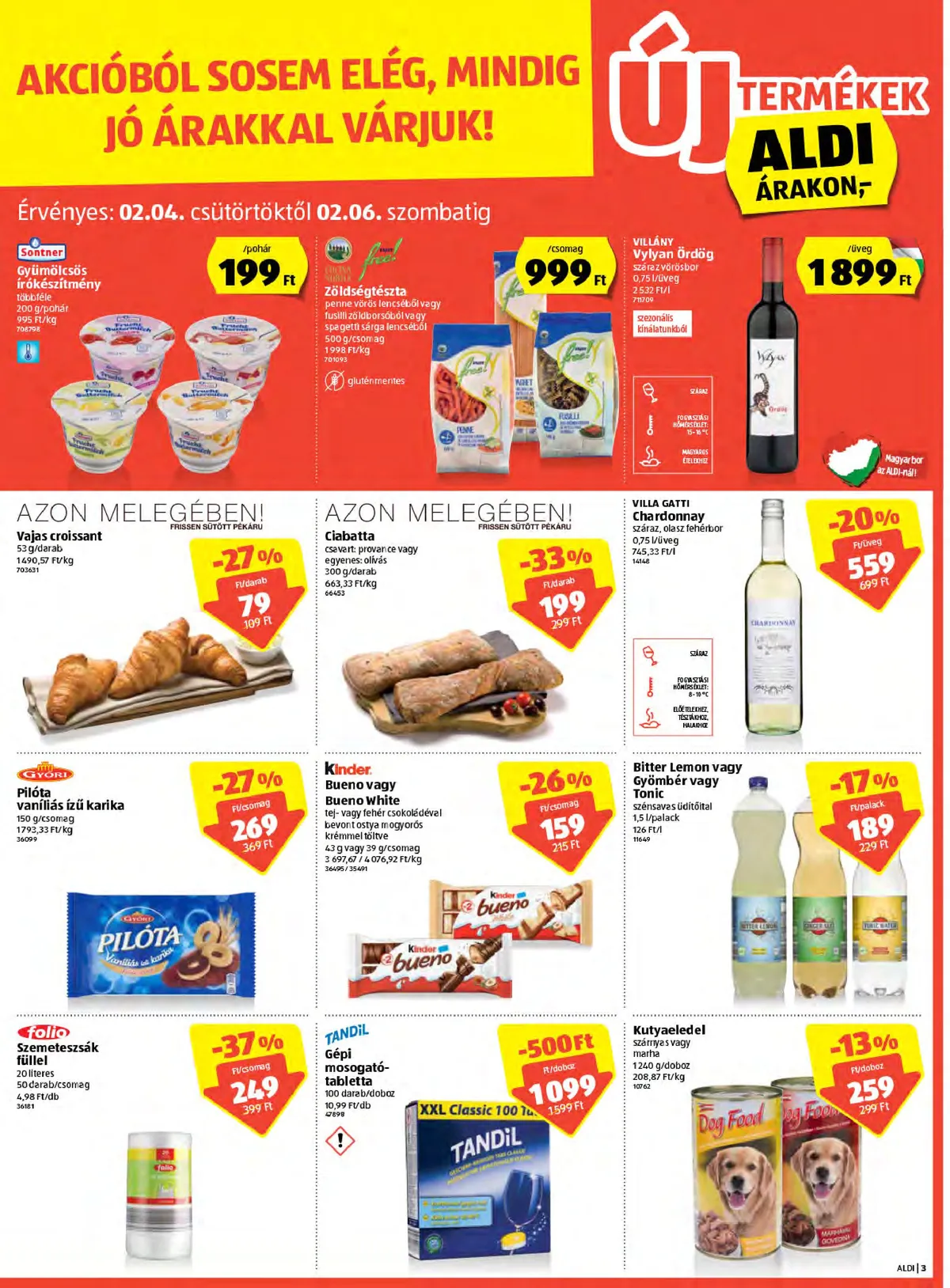 Aldi akciós újság 02.04–02.10 – 3. oldal