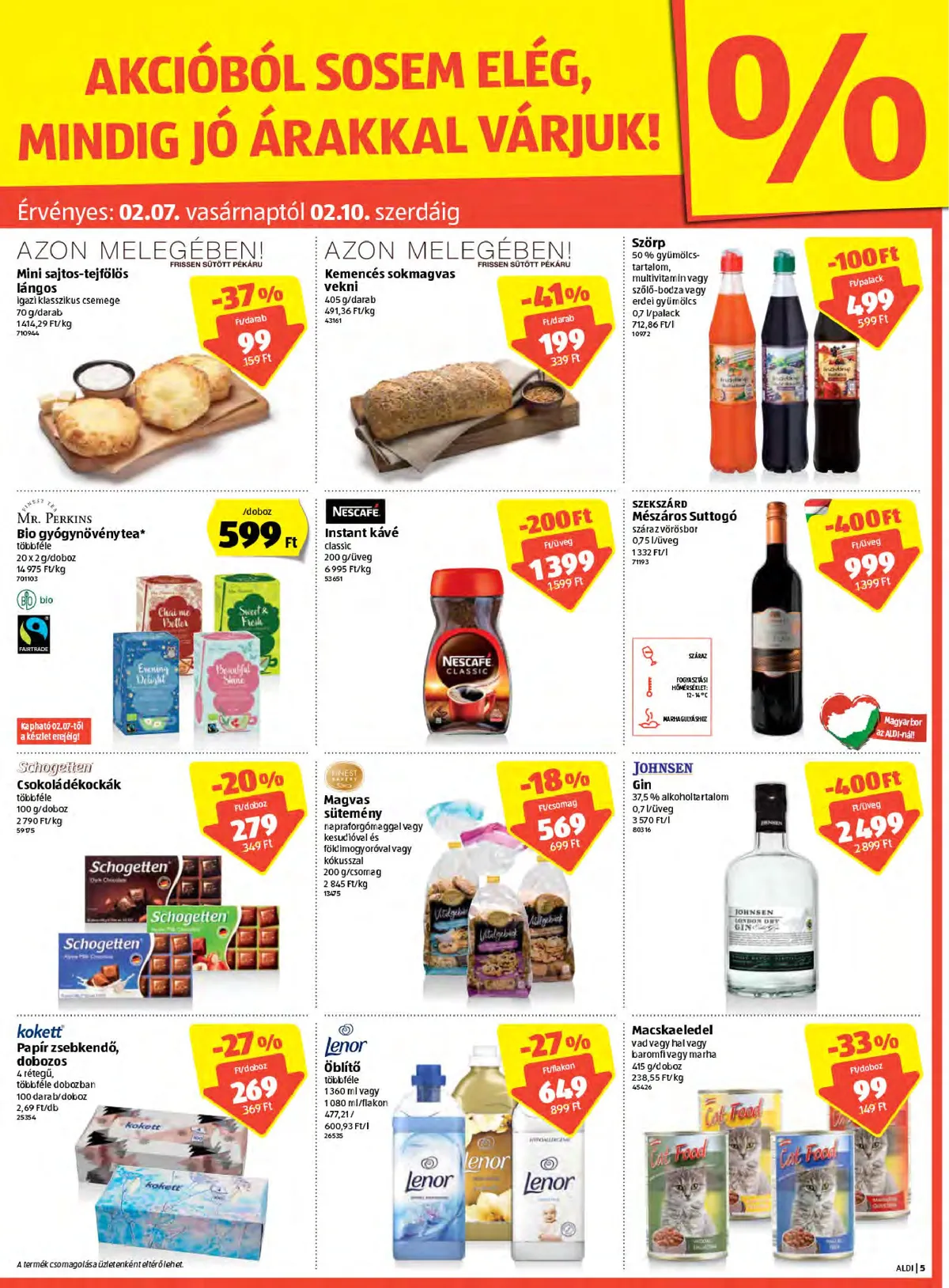 Aldi akciós újság 02.04–02.10 – 5. oldal