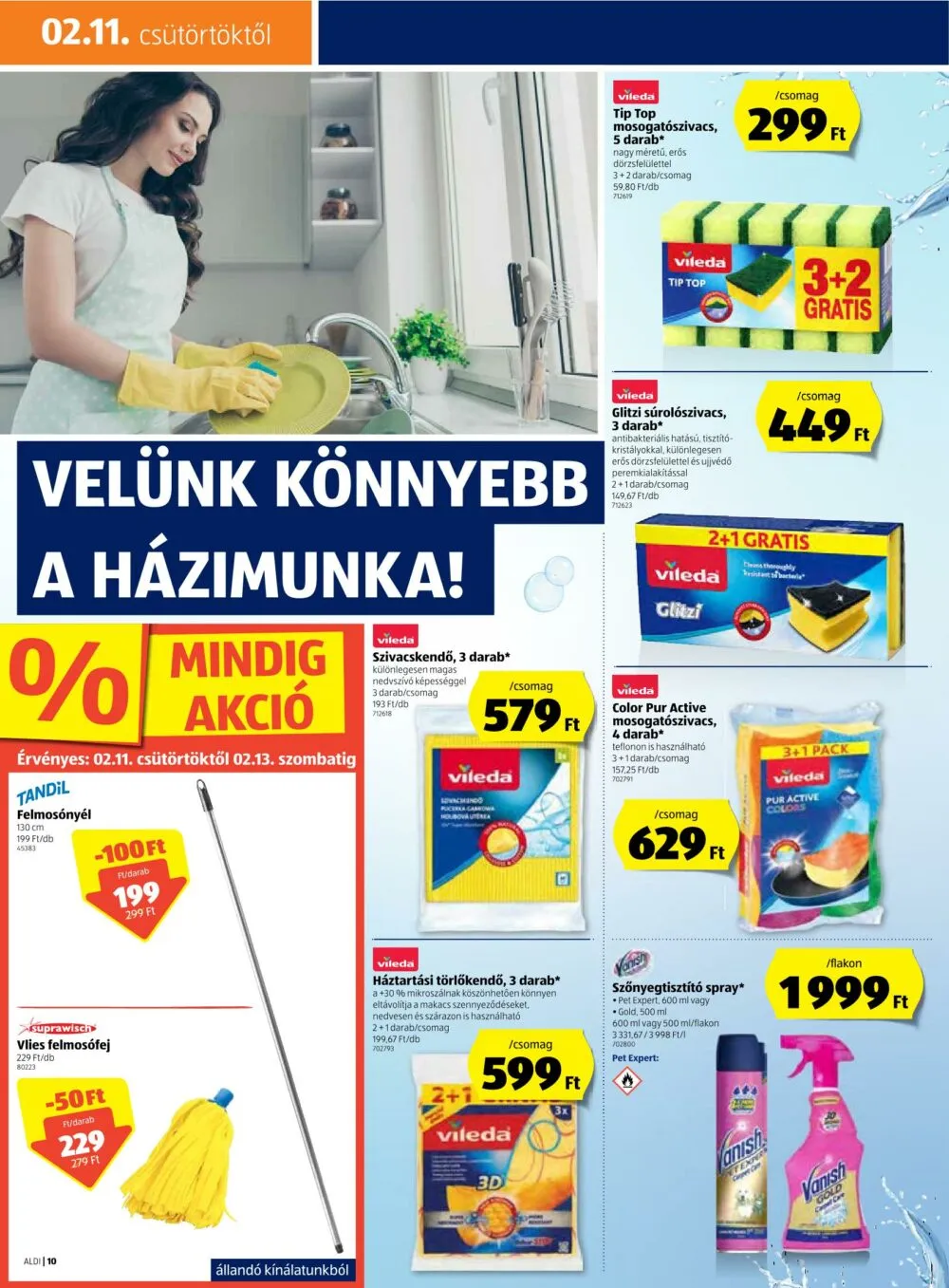 Aldi akciós újság 02.11–02.17 – 10. oldal
