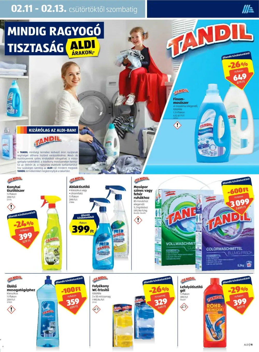 Aldi akciós újság 02.11–02.17 – 11. oldal