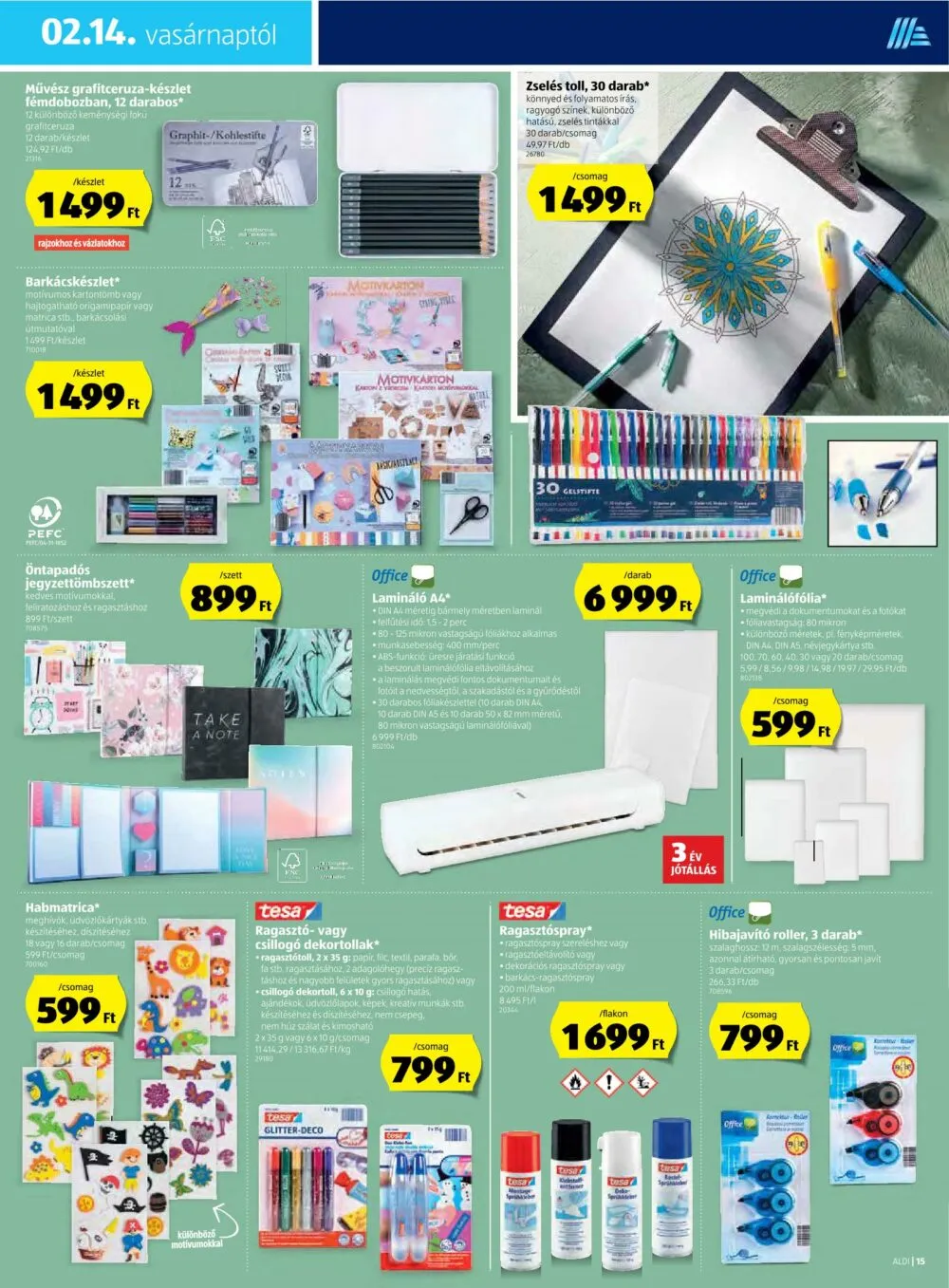 Aldi akciós újság 02.11–02.17 – 15. oldal