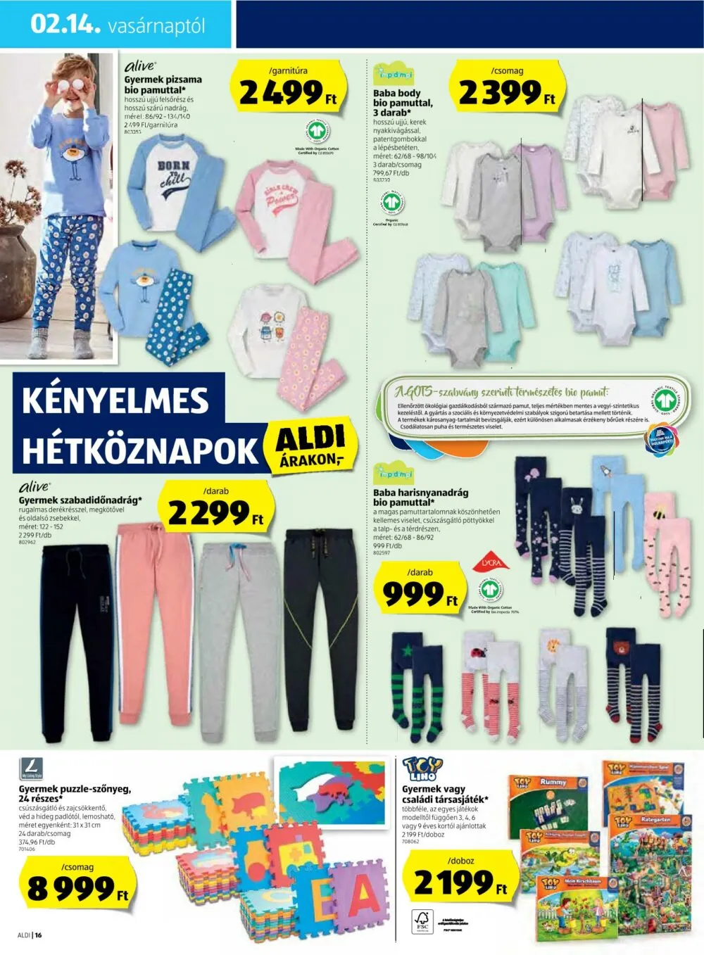Aldi akciós újság 02.11–02.17 – 16. oldal