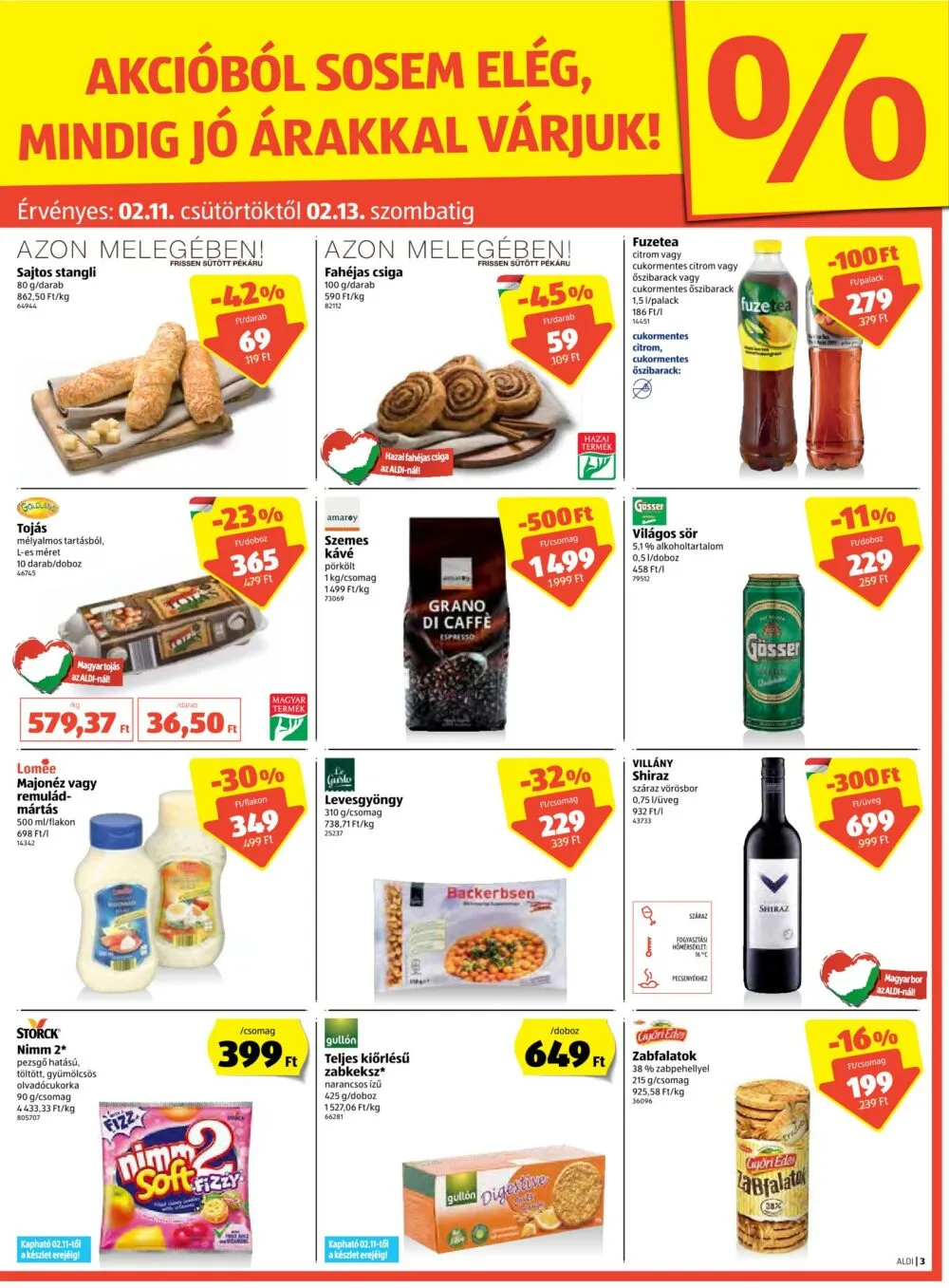 Aldi akciós újság 02.11–02.17 – 3. oldal