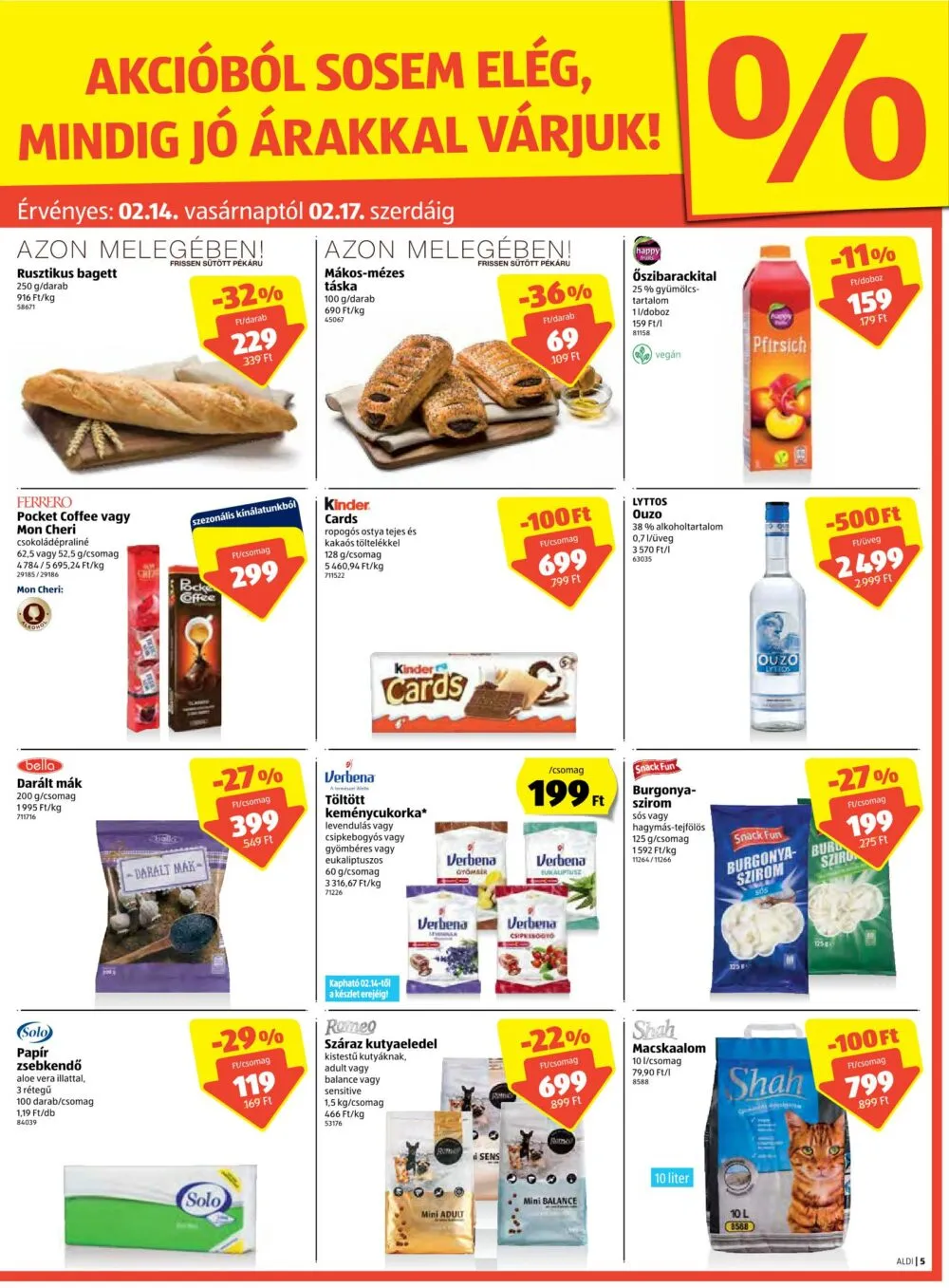 Aldi akciós újság 02.11–02.17 – 5. oldal