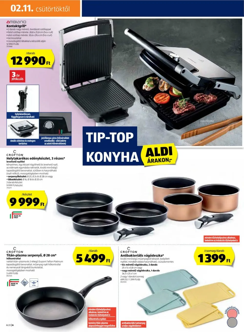 Aldi akciós újság 02.11–02.17 – 6. oldal