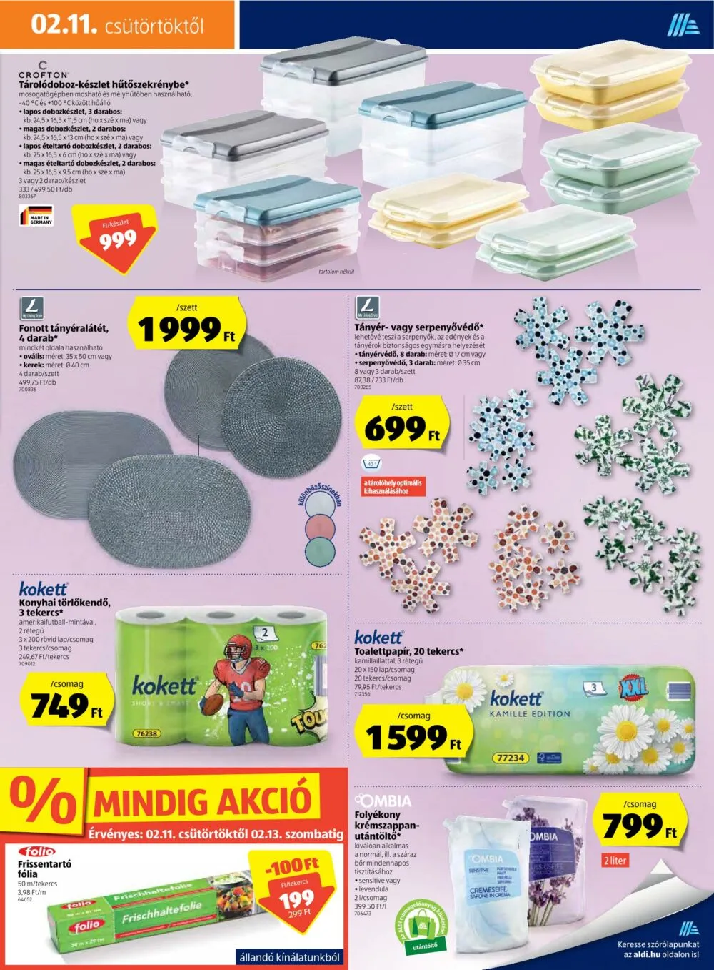 Aldi akciós újság 02.11–02.17 – 7. oldal