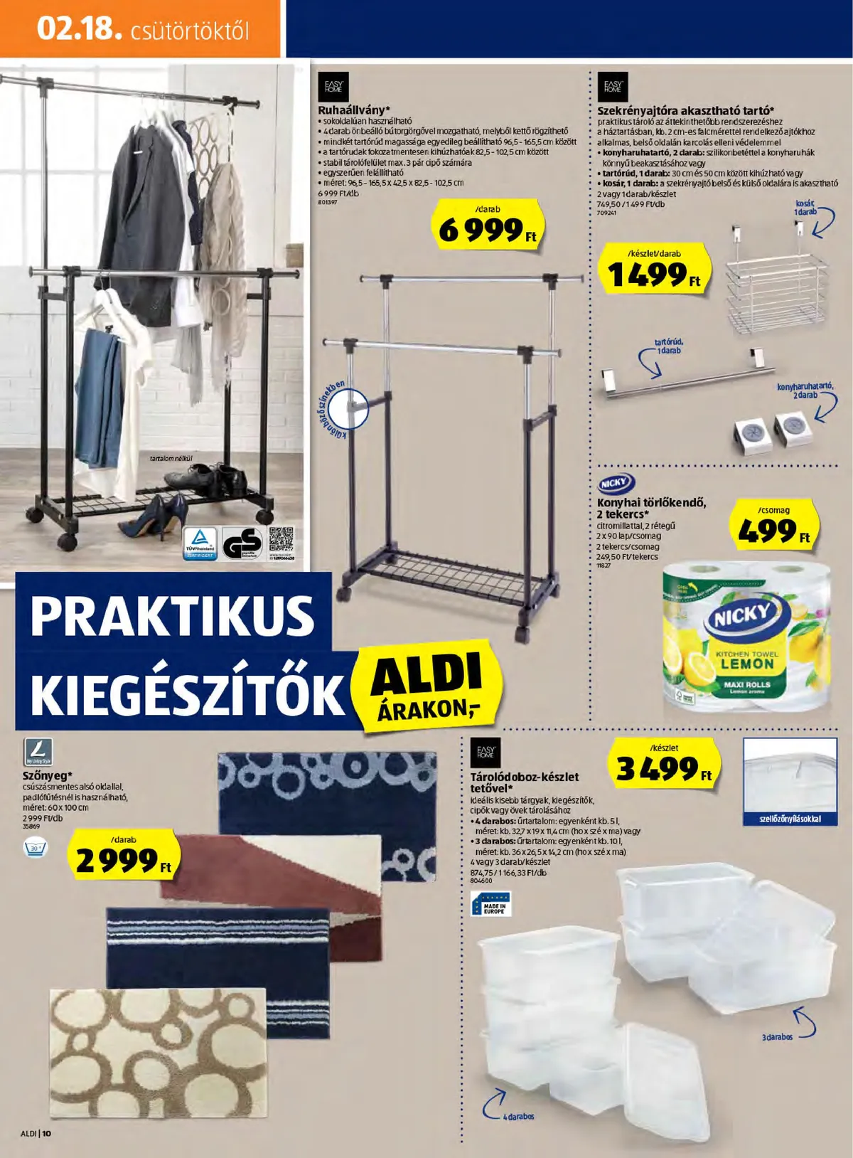 Aldi akciós újság 02.18–02.24 – 10. oldal