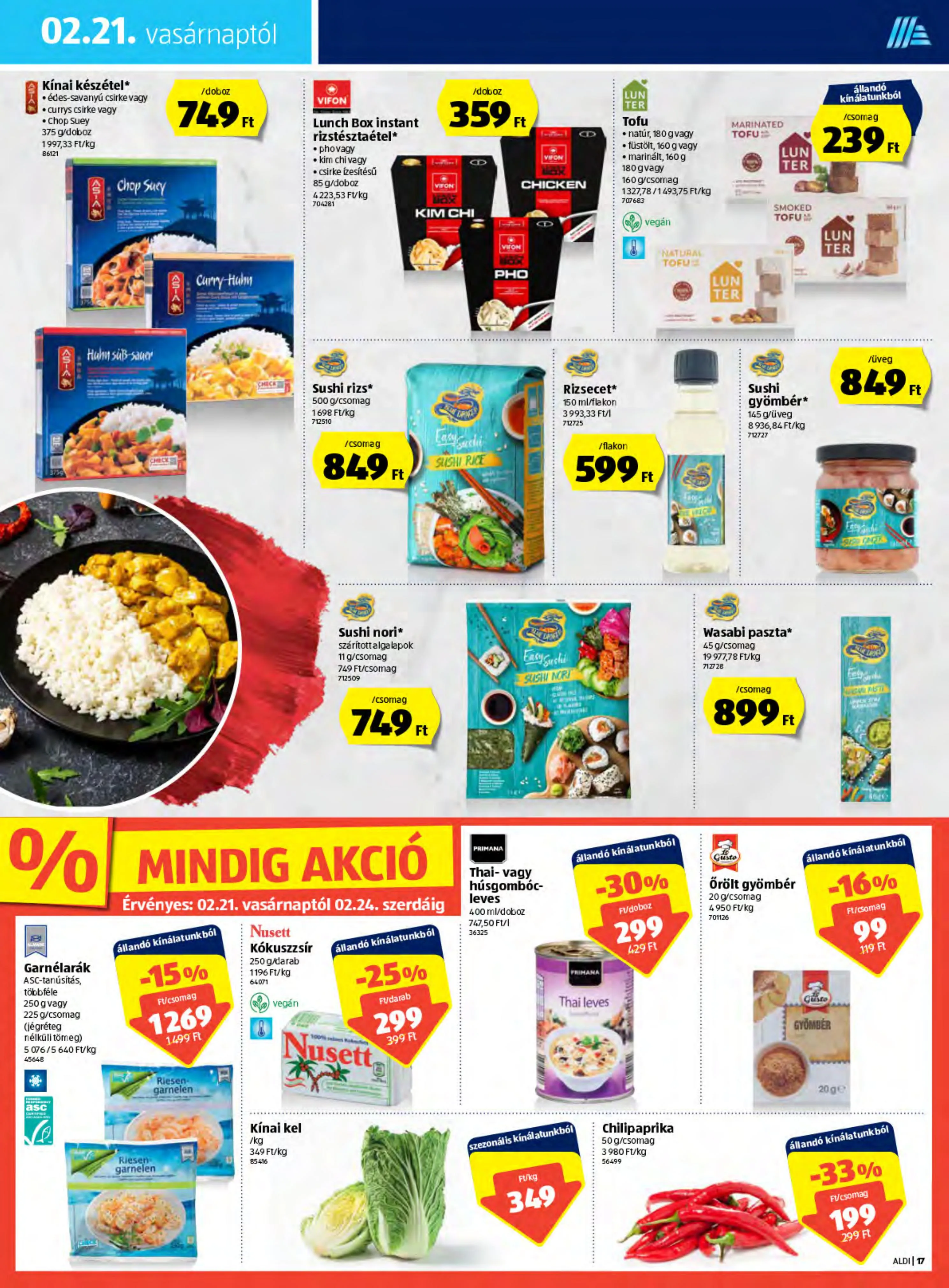 Aldi akciós újság 02.18–02.24 – 17. oldal