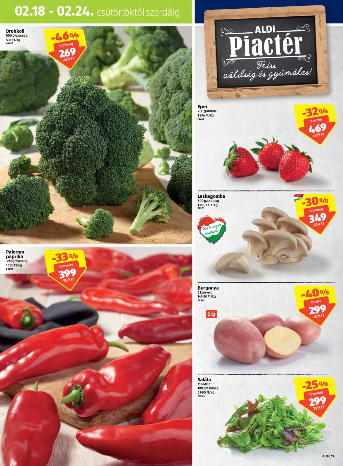 Aldi akciós újság 02.18–02.24 – 19. oldal