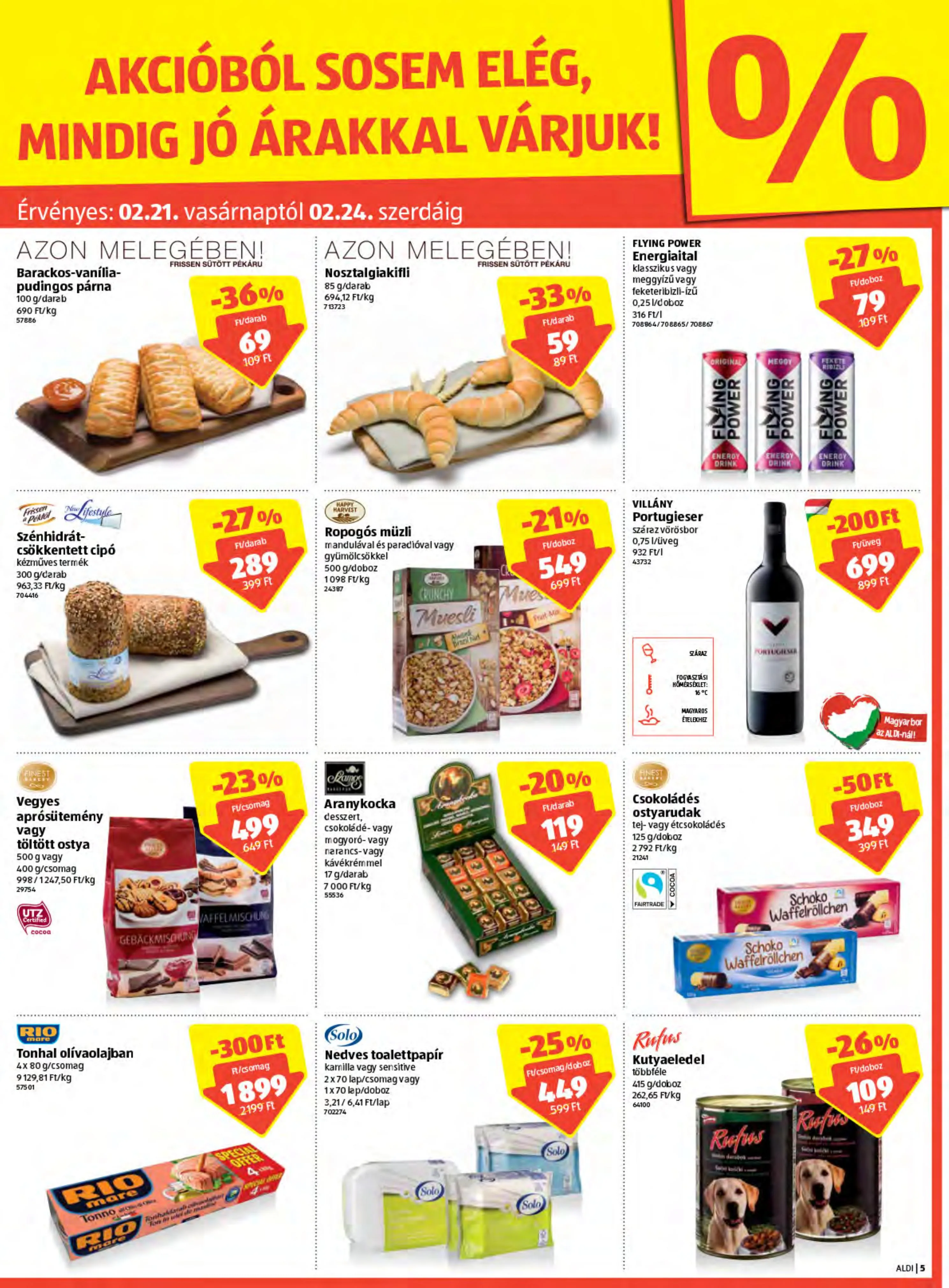 Aldi akciós újság 02.18–02.24 – 5. oldal