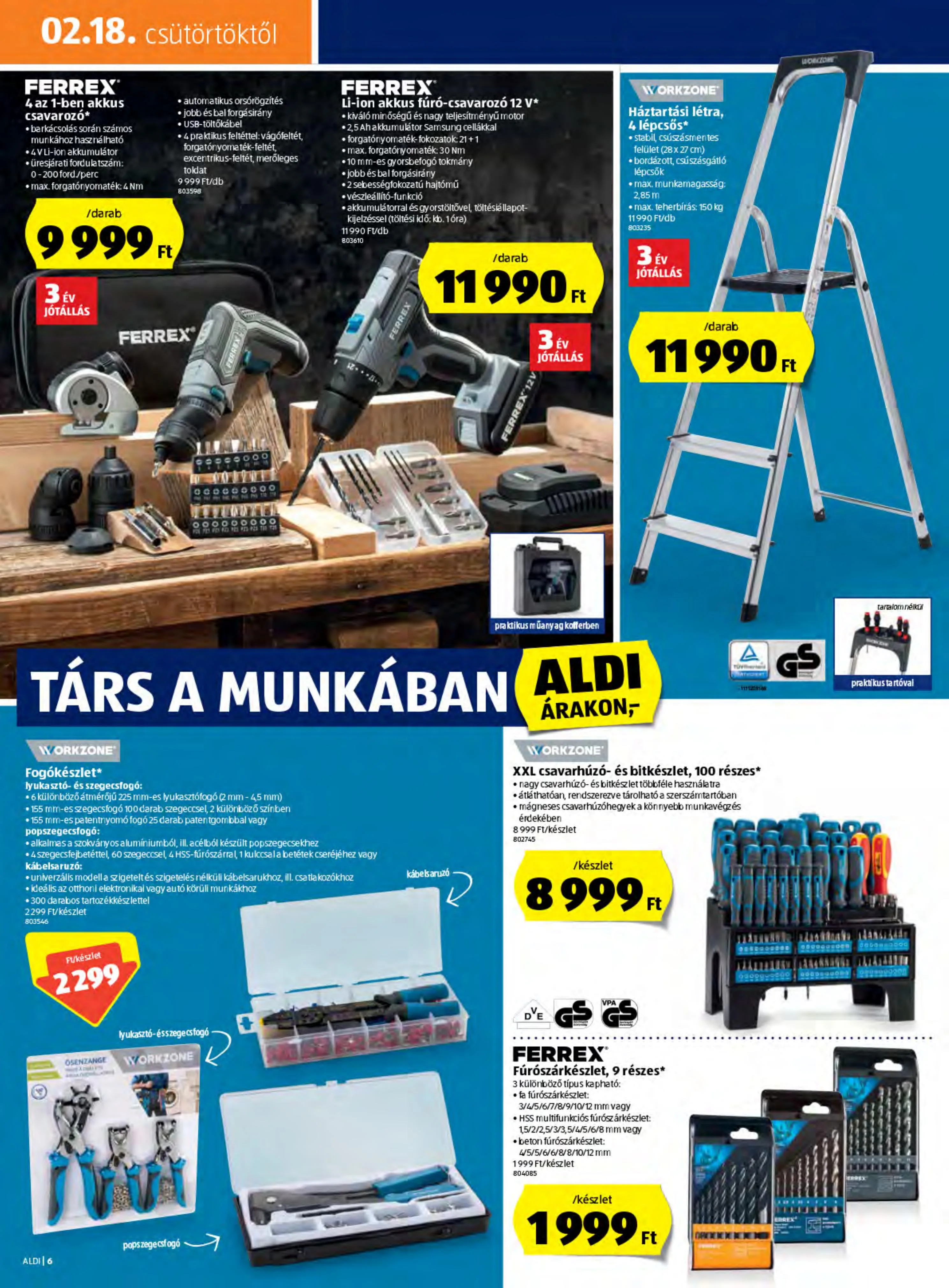 Aldi akciós újság 02.18–02.24 – 6. oldal