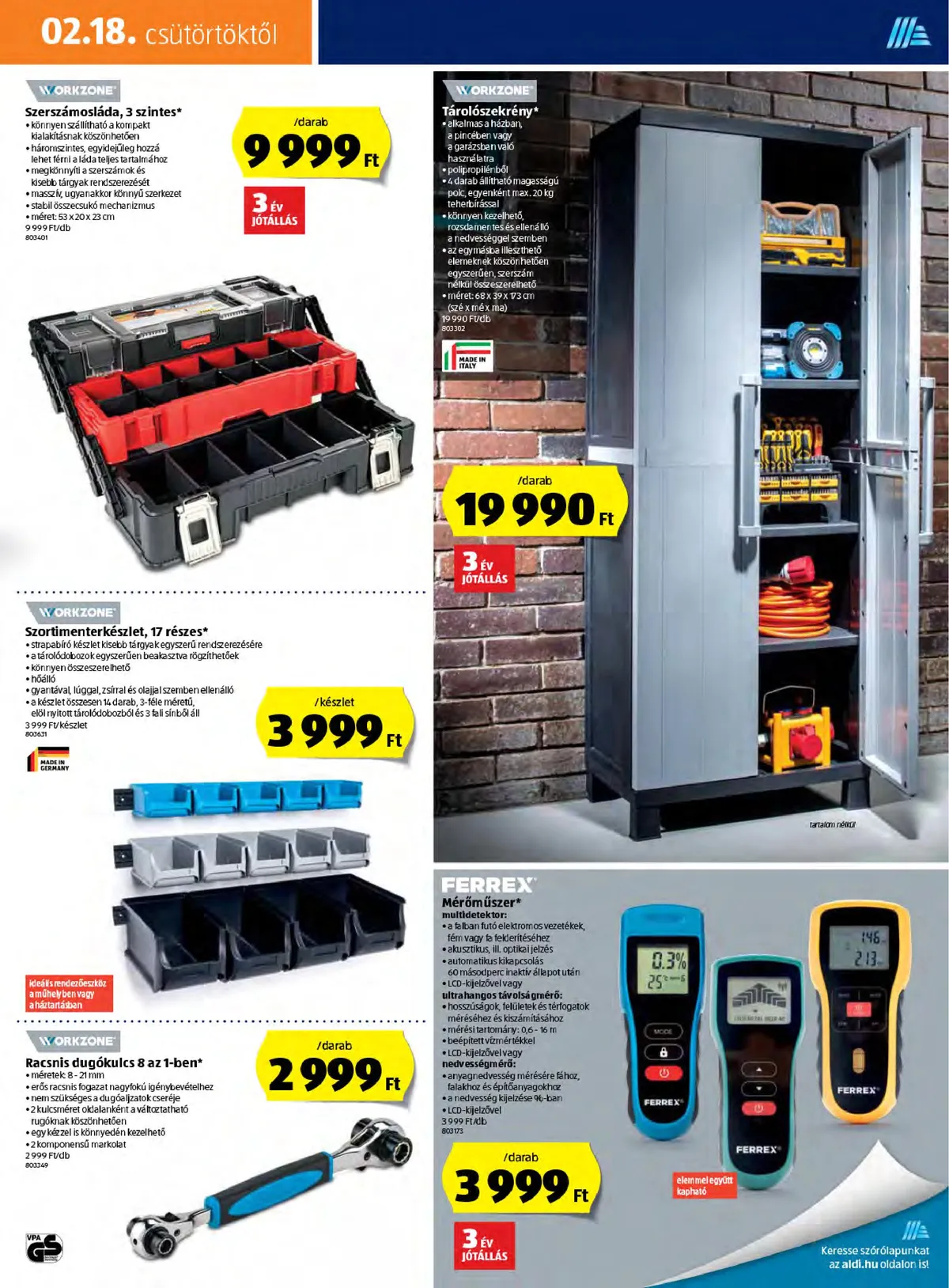 Aldi akciós újság 02.18–02.24 – 7. oldal