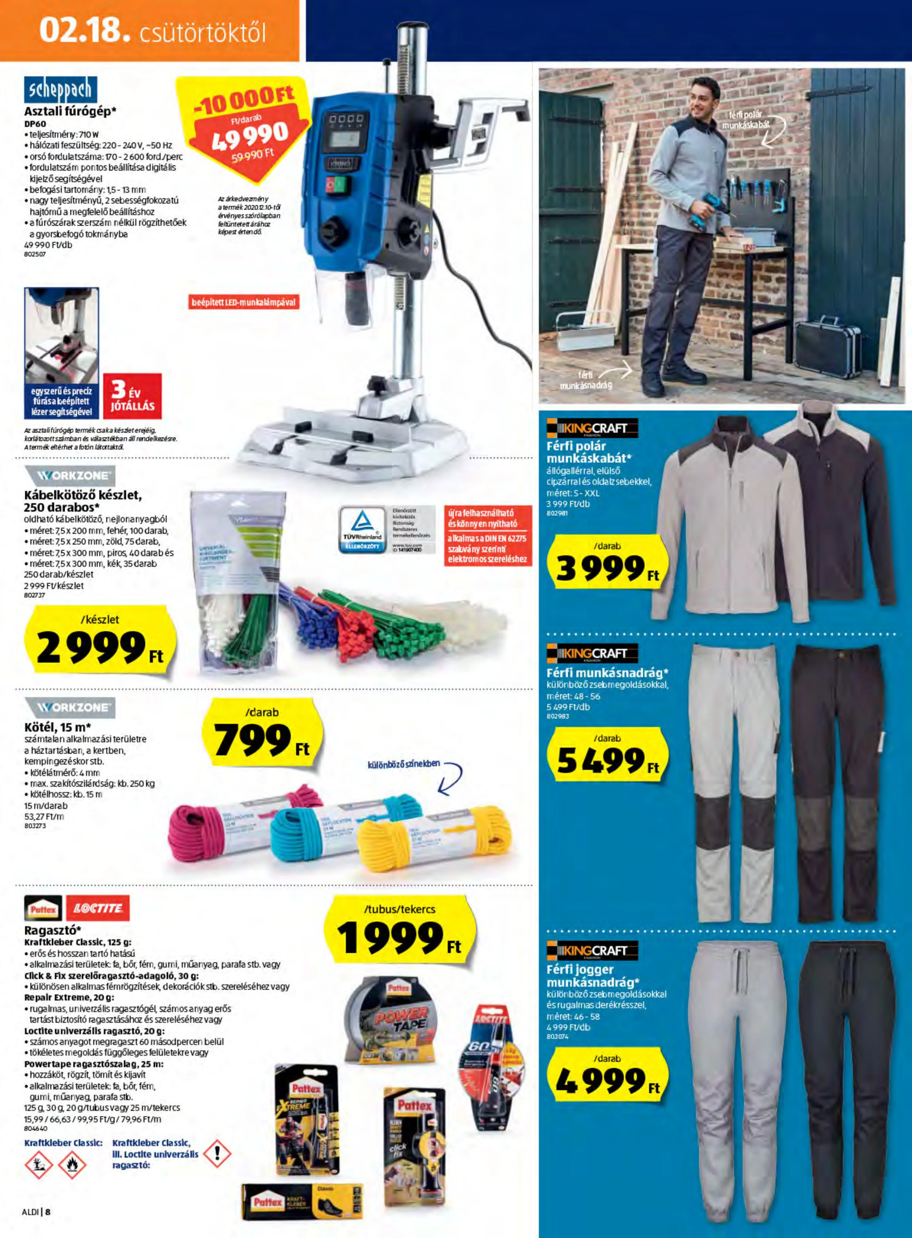 Aldi akciós újság 02.18–02.24 – 8. oldal