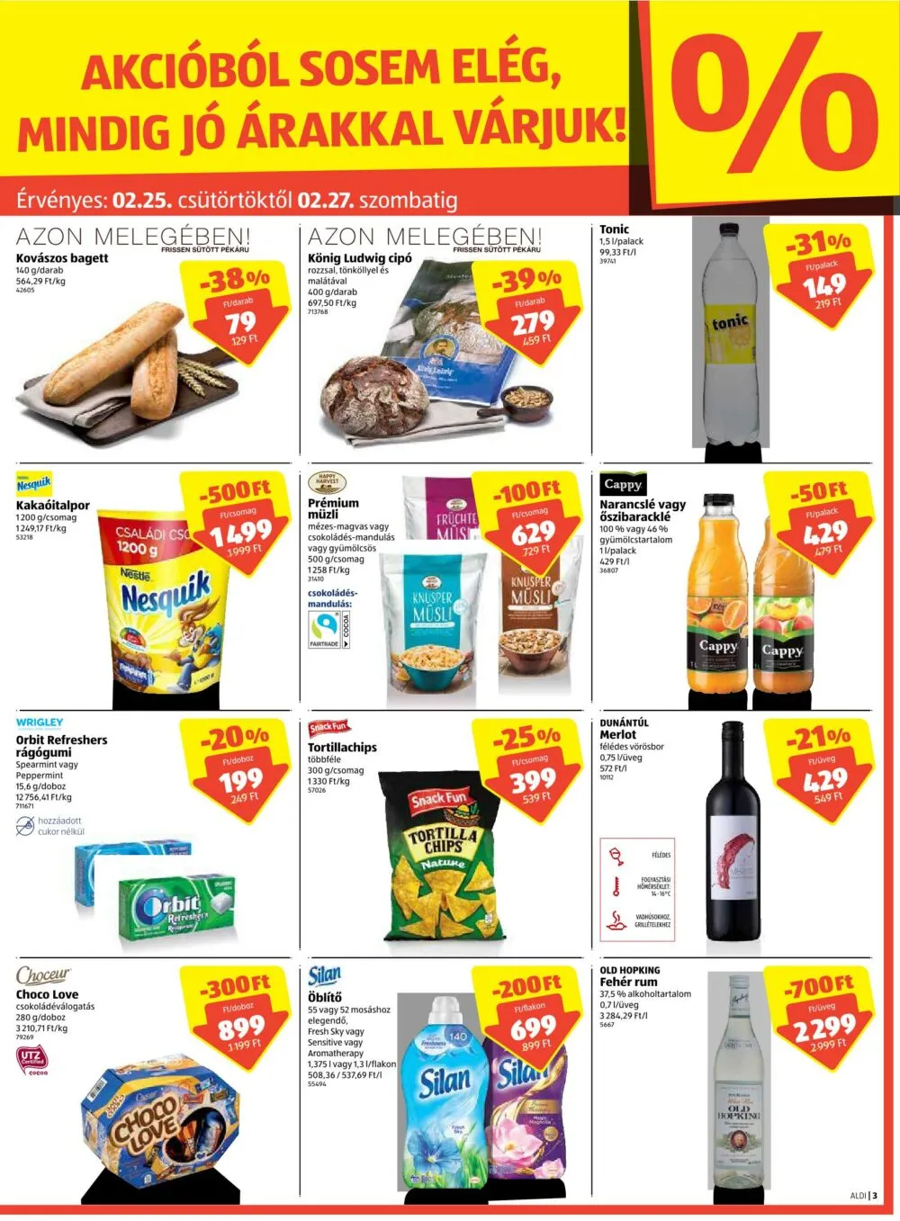Aldi akciós újság 02.25–03.03 – 3. oldal