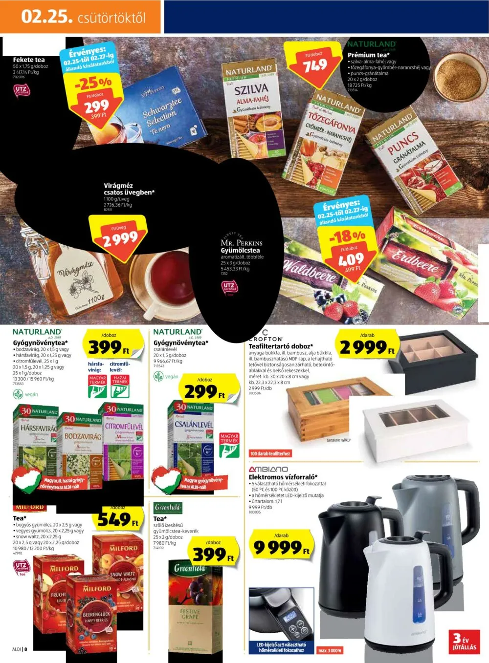 Aldi akciós újság 02.25–03.03 – 8. oldal