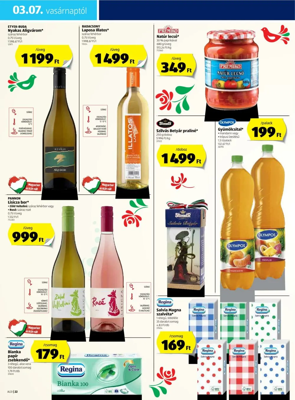 Aldi akciós újság 03.04–03.10 – 22. oldal