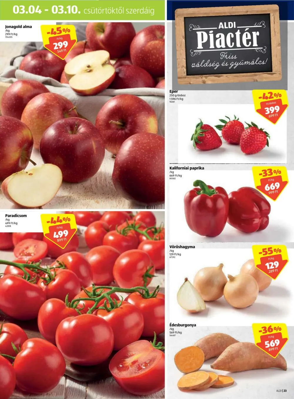 Aldi akciós újság 03.04–03.10 – 23. oldal