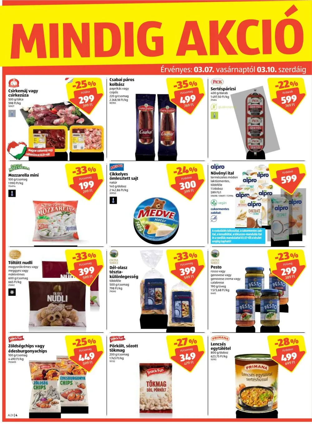 Aldi akciós újság 03.04–03.10 – 4. oldal