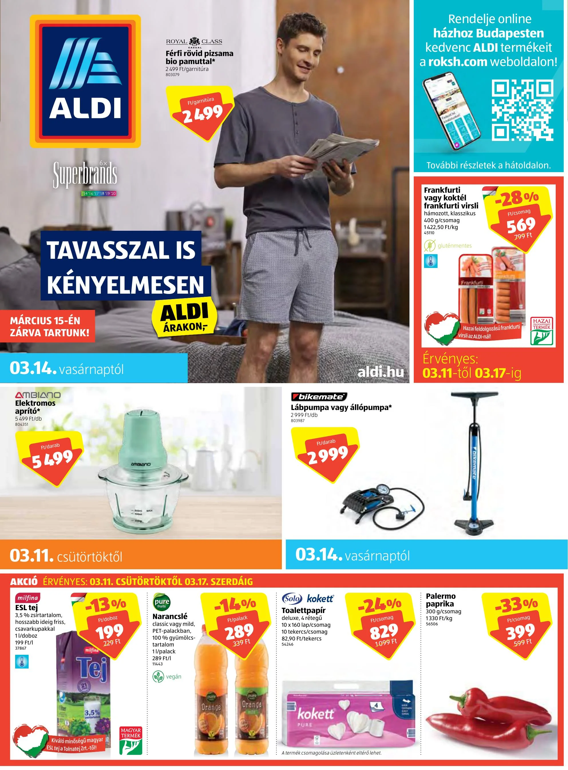 Aldi akciós újság 03.11–03.17