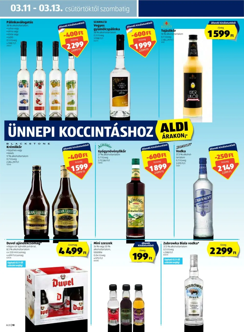 Aldi akciós újság 03.11–03.17 – 10. oldal