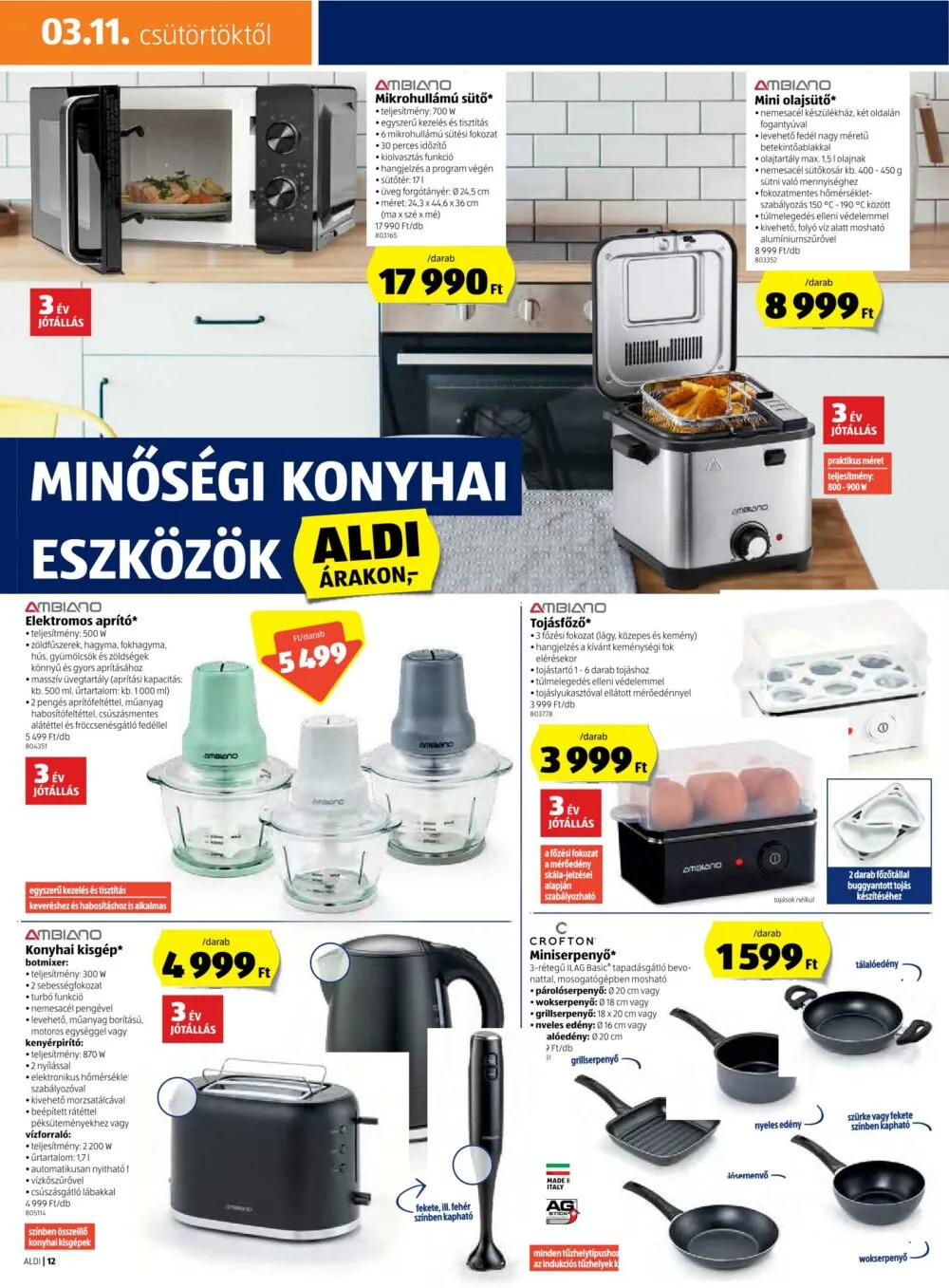 Aldi akciós újság 03.11–03.17 – 12. oldal