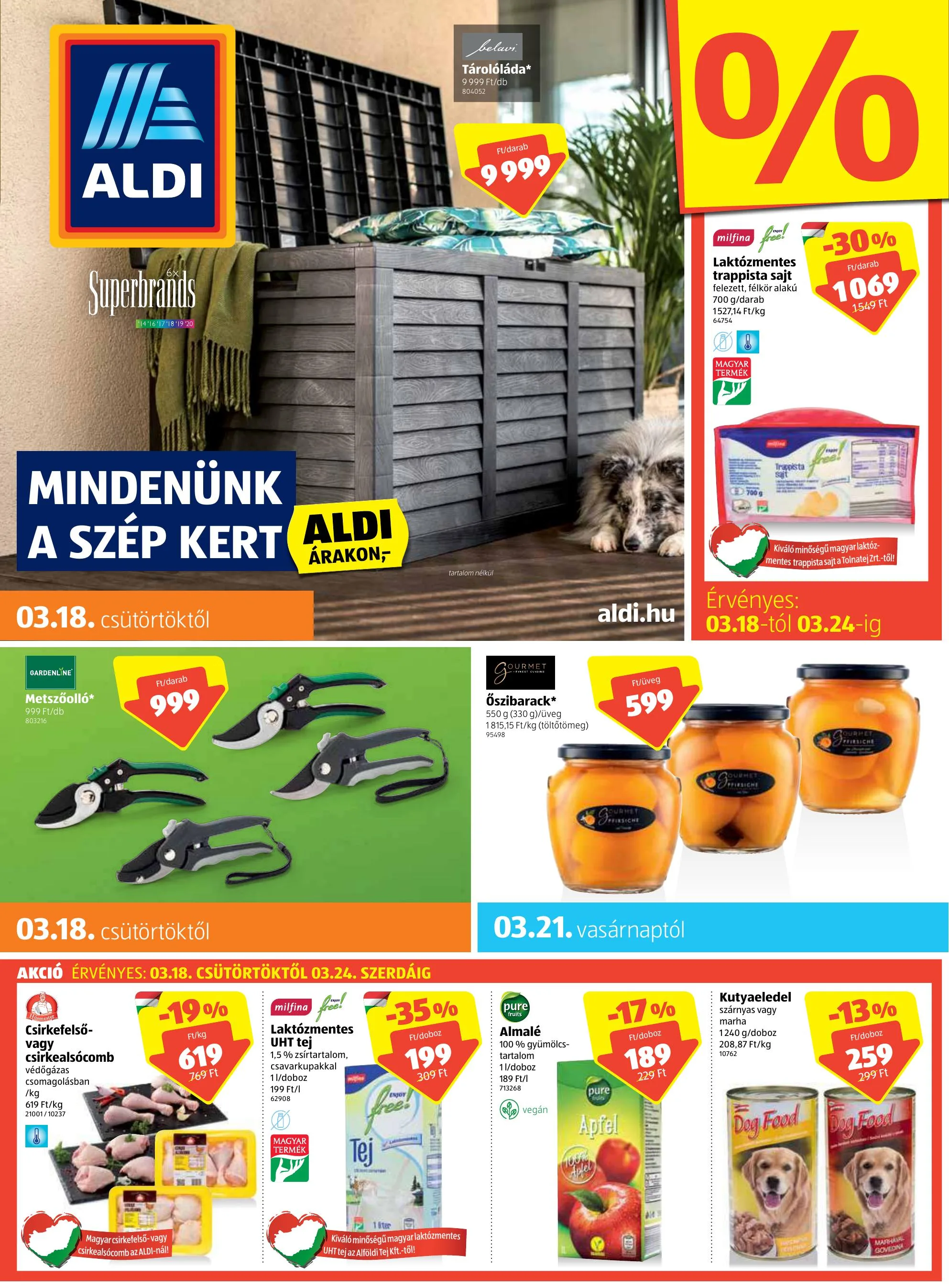 Aldi akciós újság 03.18–03.24