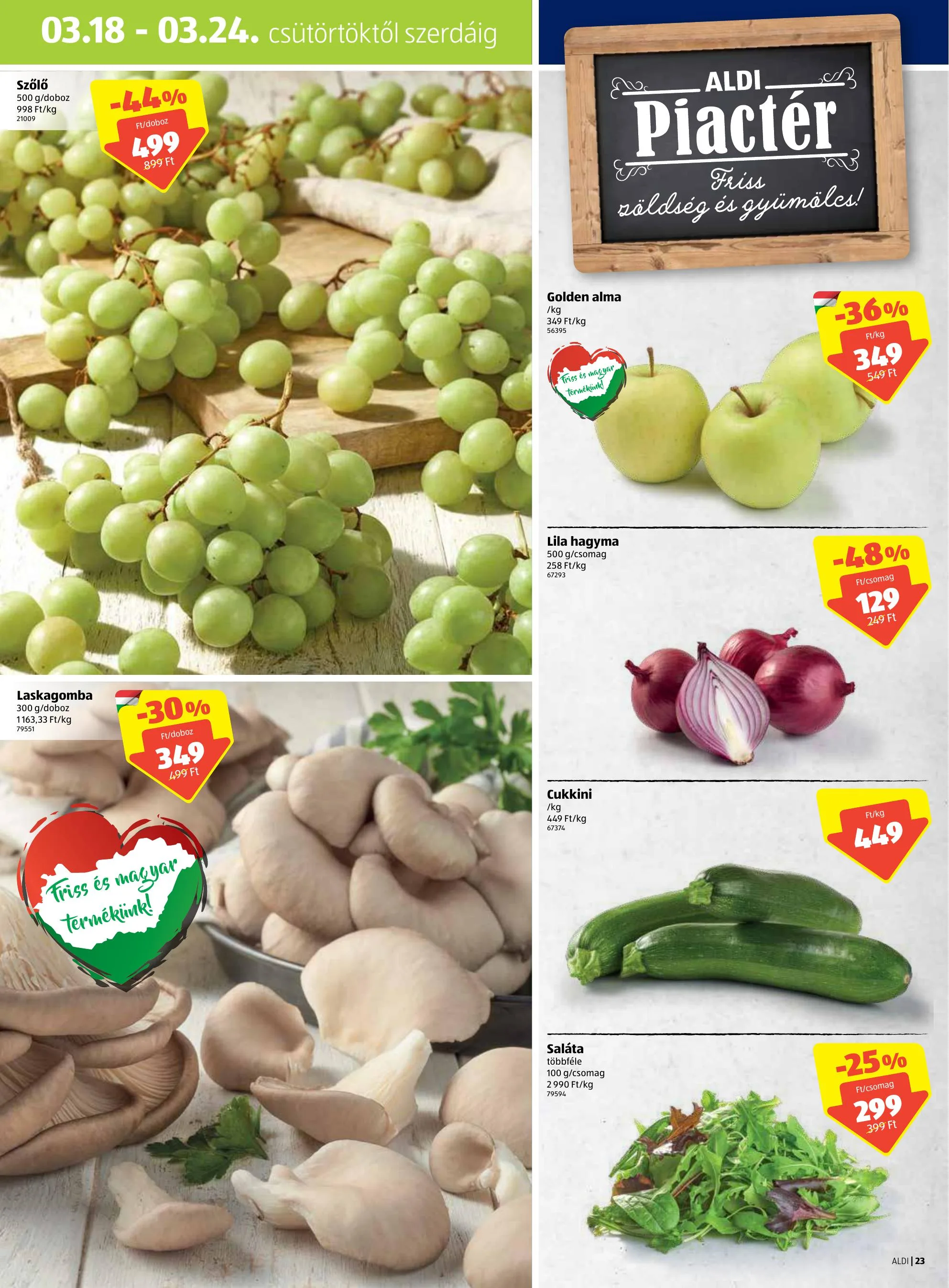 Aldi akciós újság 03.18–03.24 – 23. oldal