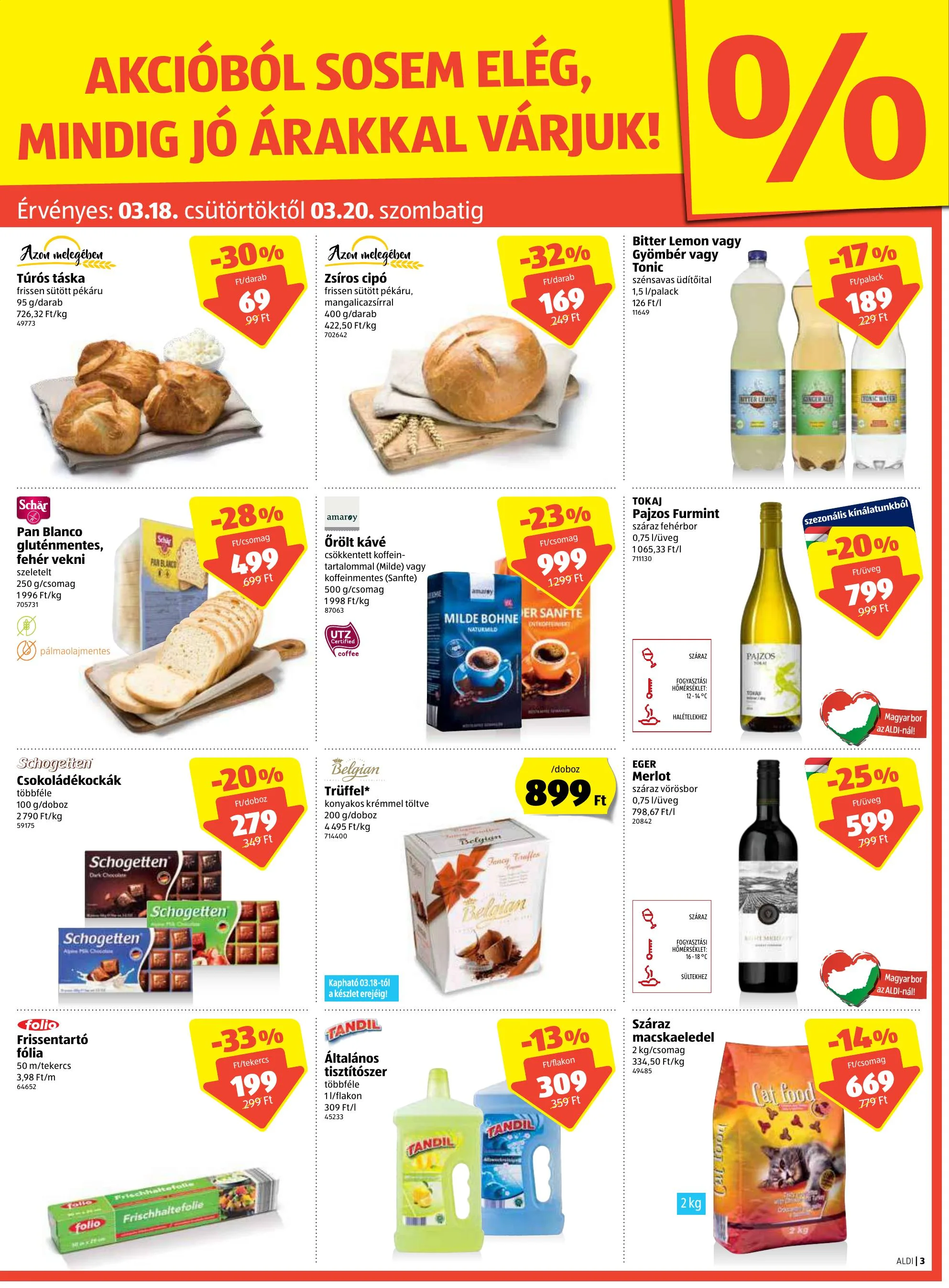 Aldi akciós újság 03.18–03.24 – 3. oldal