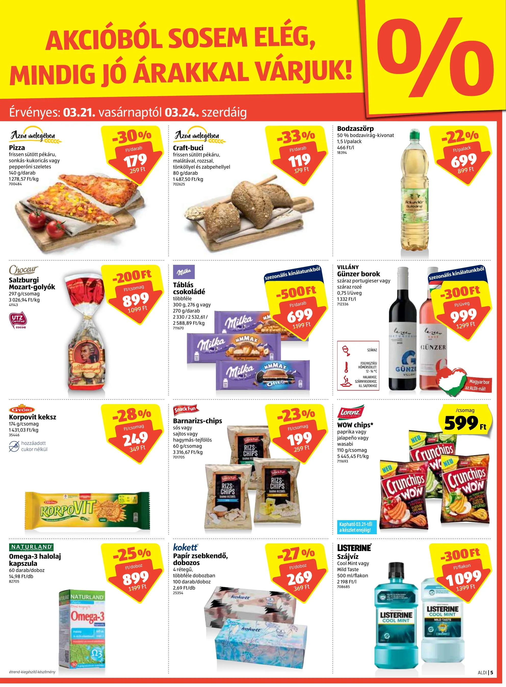 Aldi akciós újság 03.18–03.24 – 5. oldal