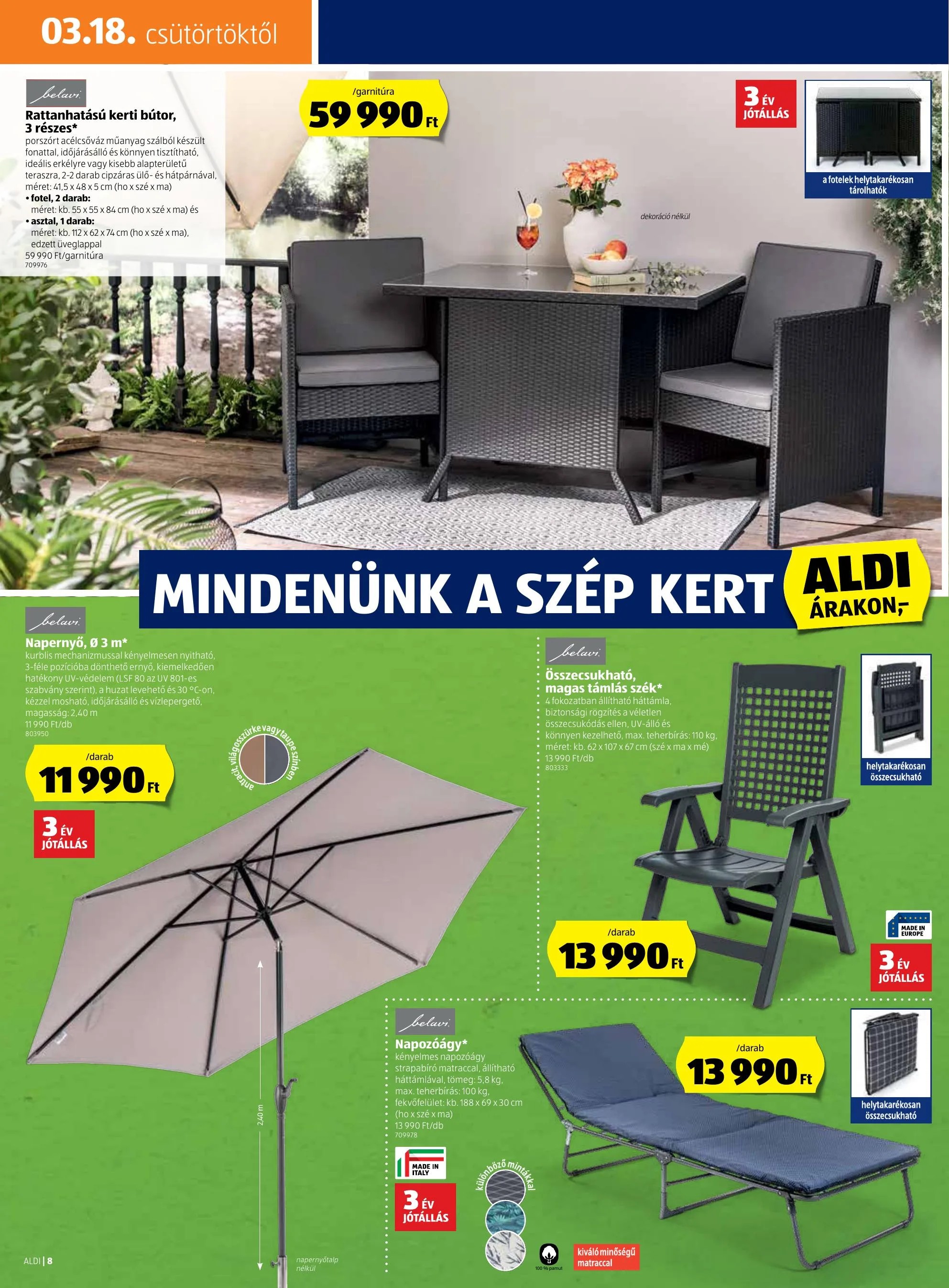 Aldi akciós újság 03.18–03.24 – 8. oldal
