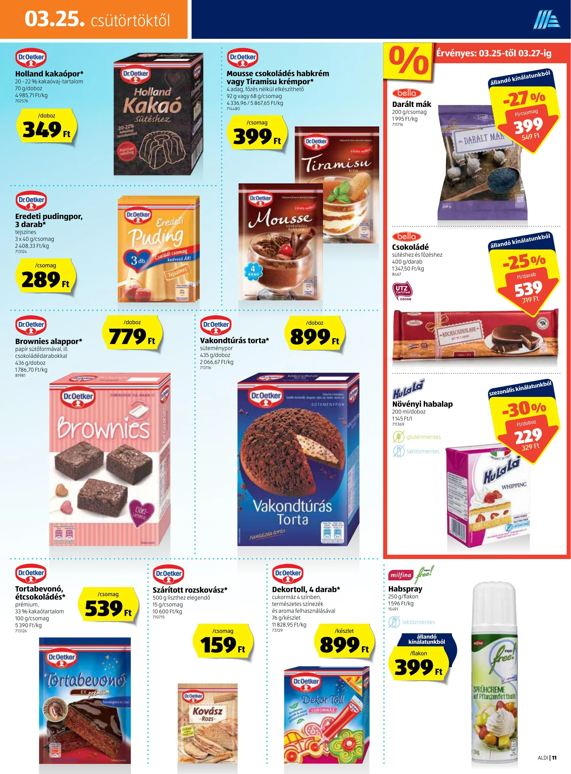 Aldi akciós újság 03.25–04.03 – 11. oldal