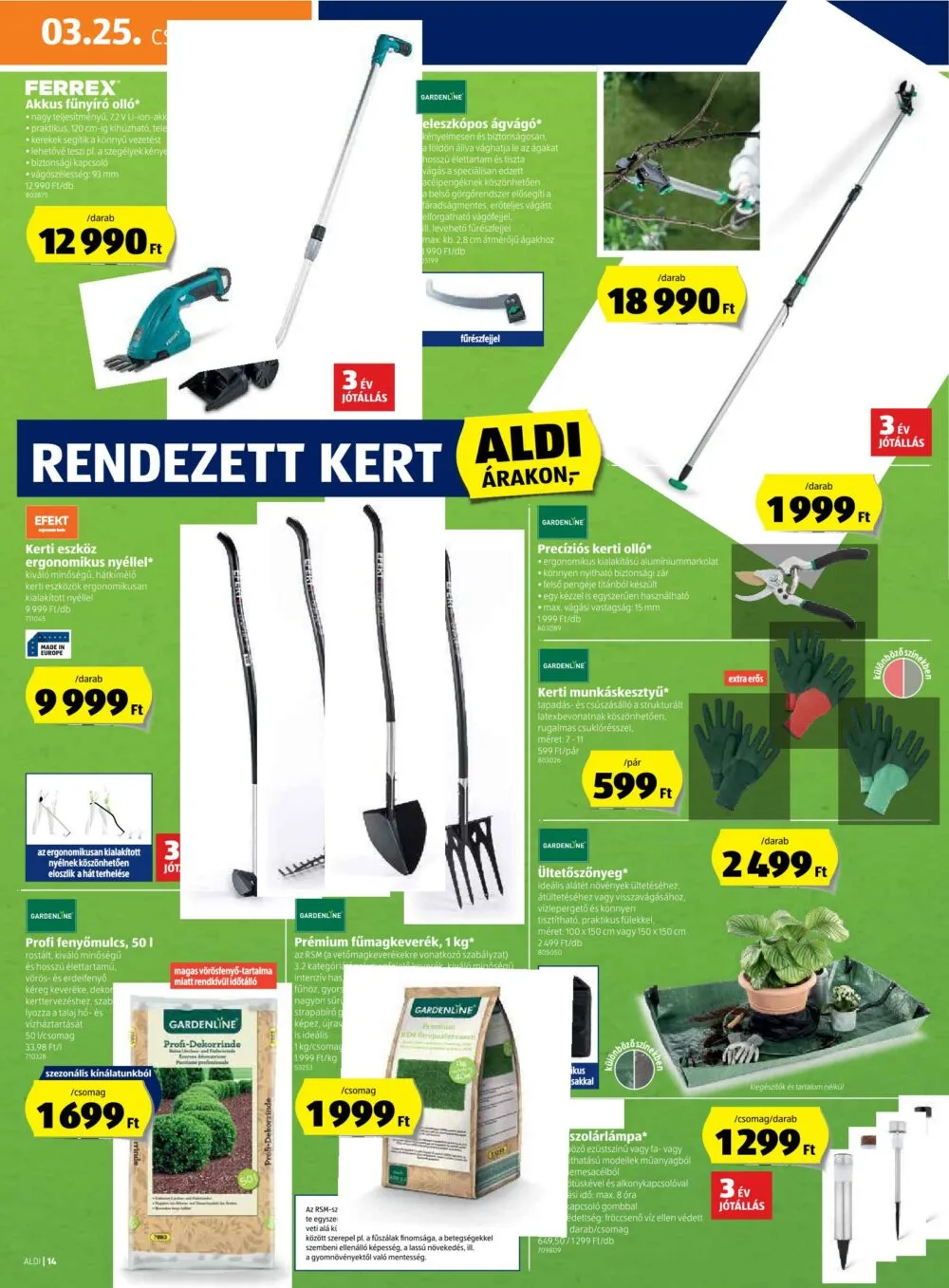 Aldi akciós újság 03.25–04.03 – 14. oldal