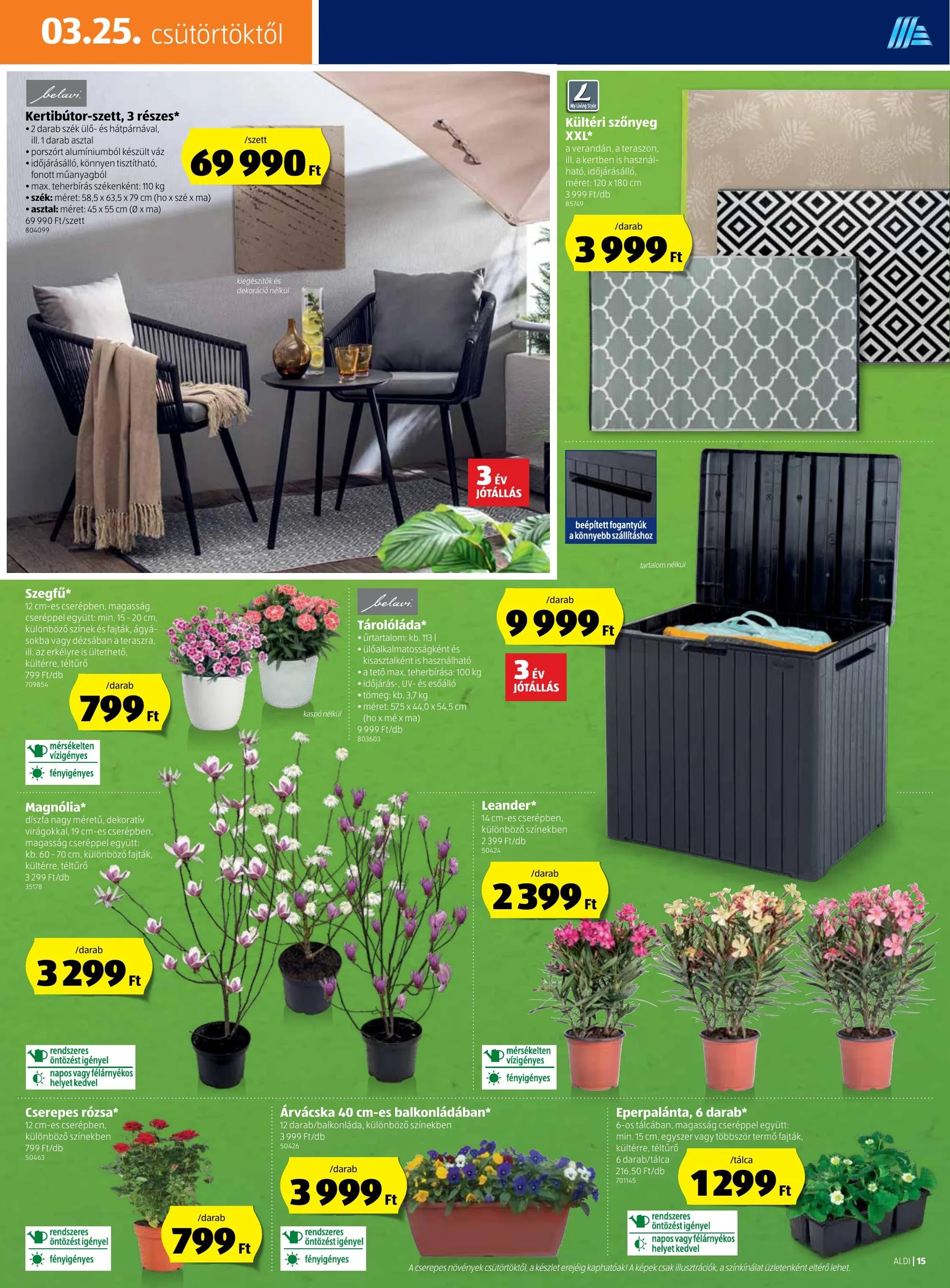 Aldi akciós újság 03.25–04.03 – 15. oldal