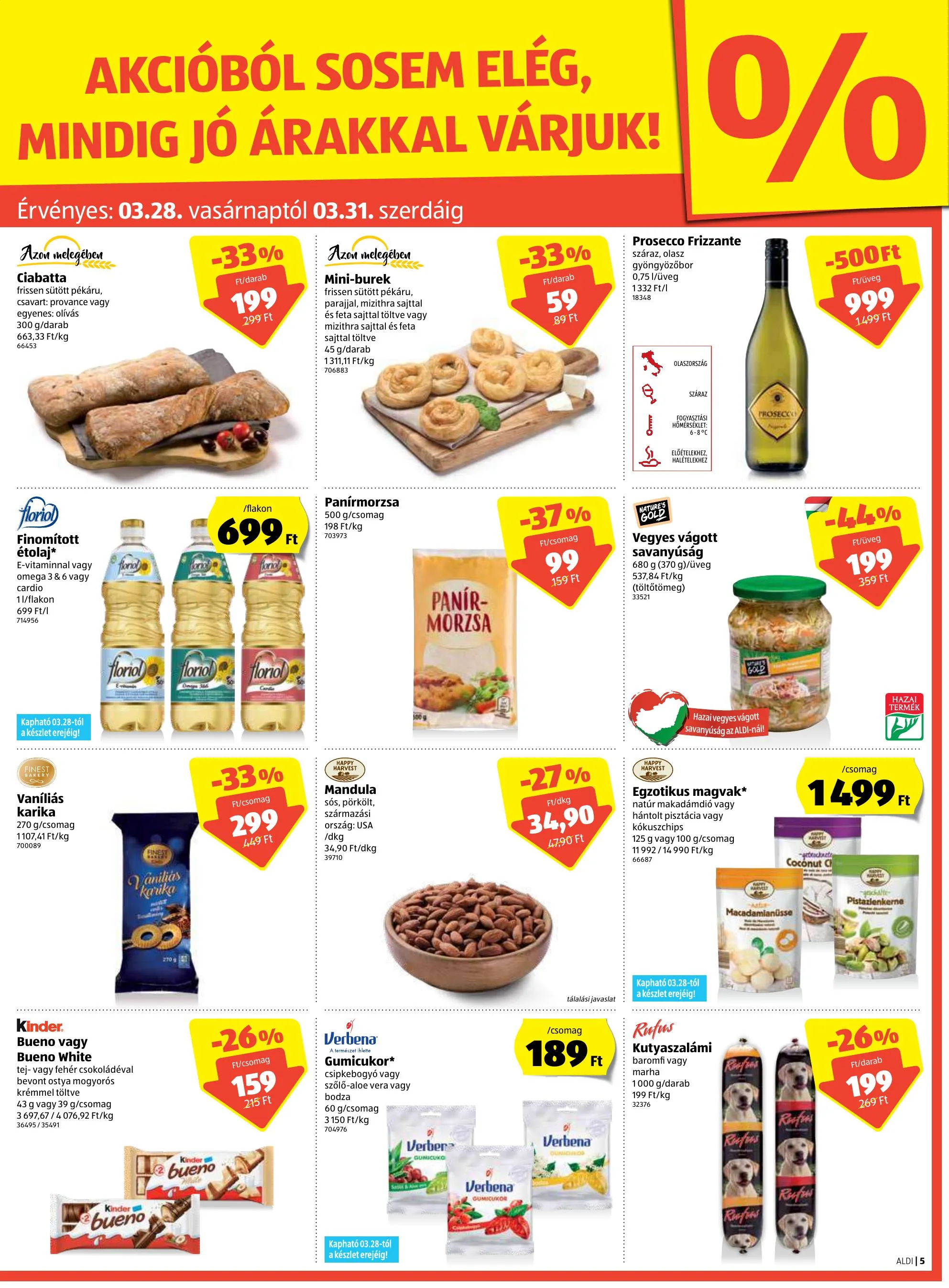 Aldi akciós újság 03.25–04.03 – 5. oldal