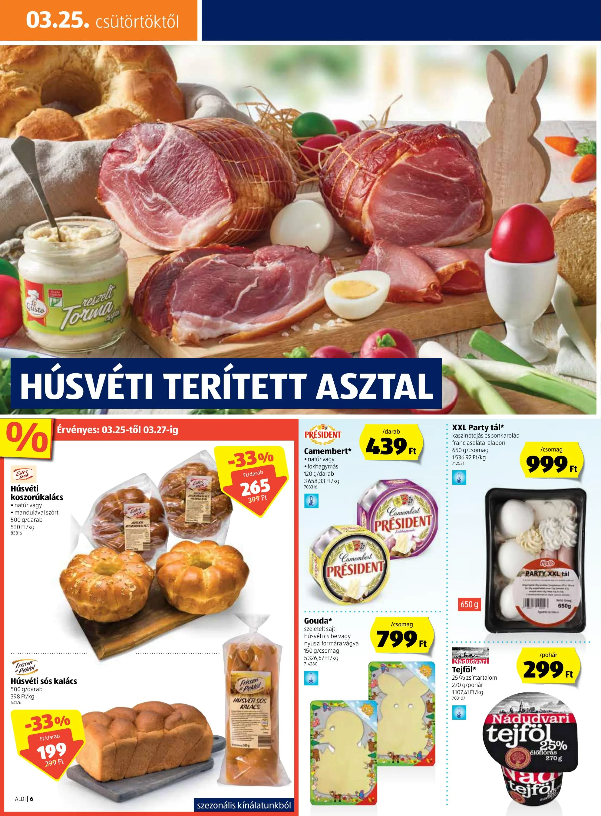 Aldi akciós újság 03.25–04.03 – 6. oldal