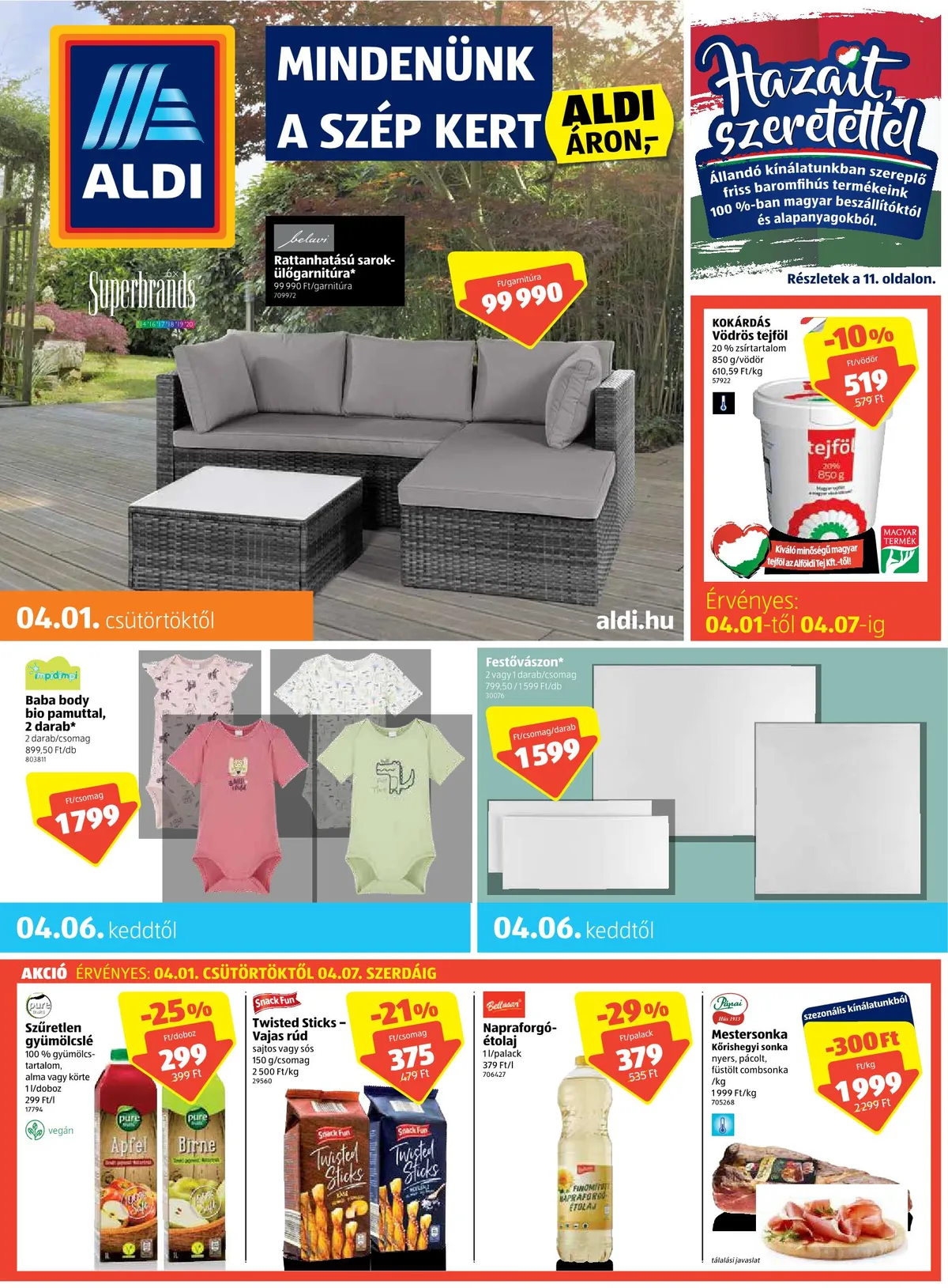 Aldi akciós újság 04.01–04.07
