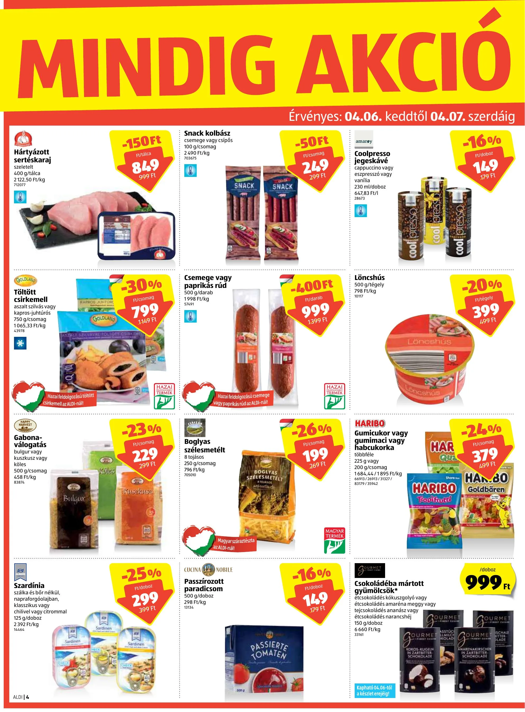 Aldi akciós újság 04.01–04.07 – 4. oldal