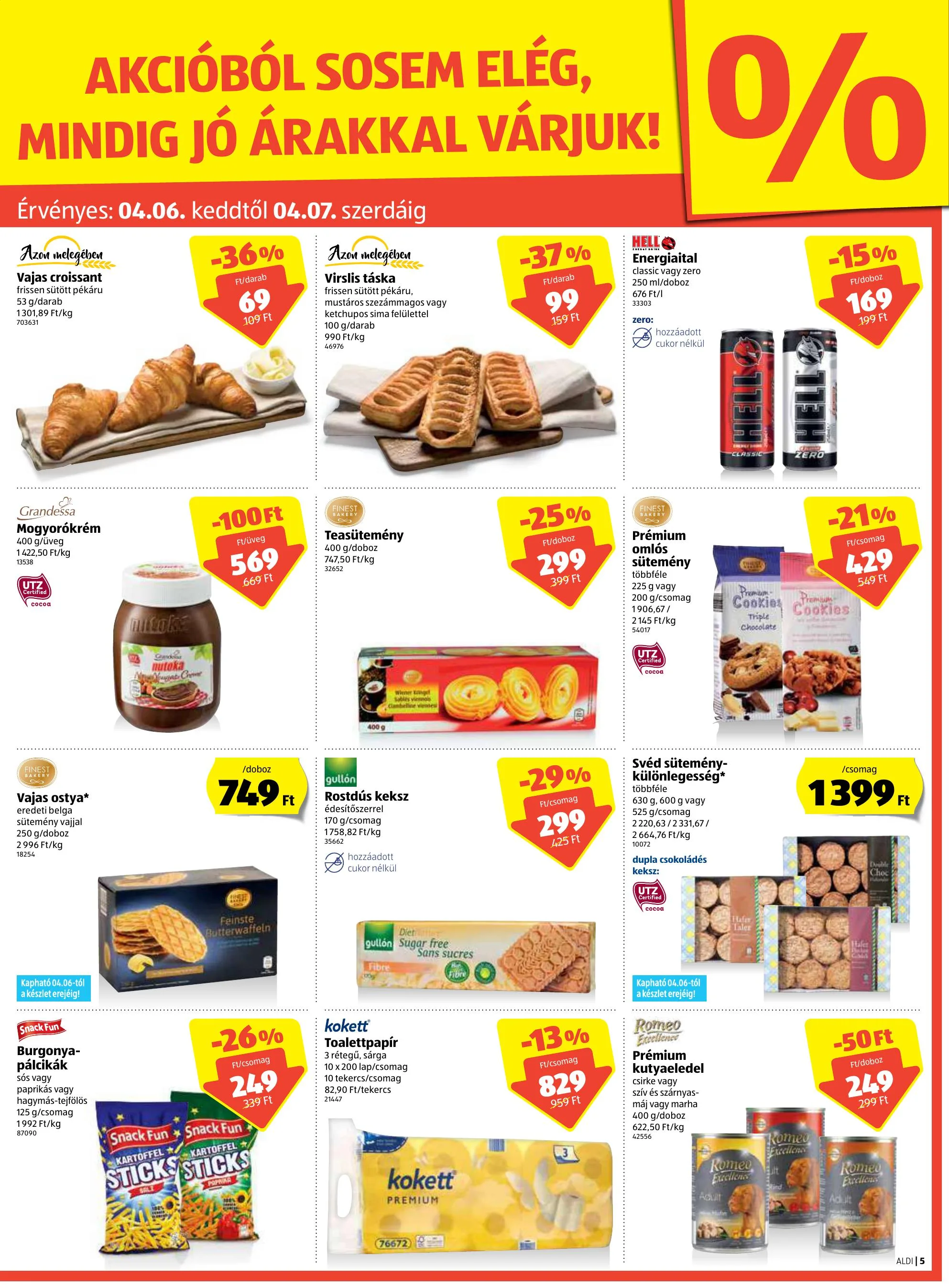 Aldi akciós újság 04.01–04.07 – 5. oldal
