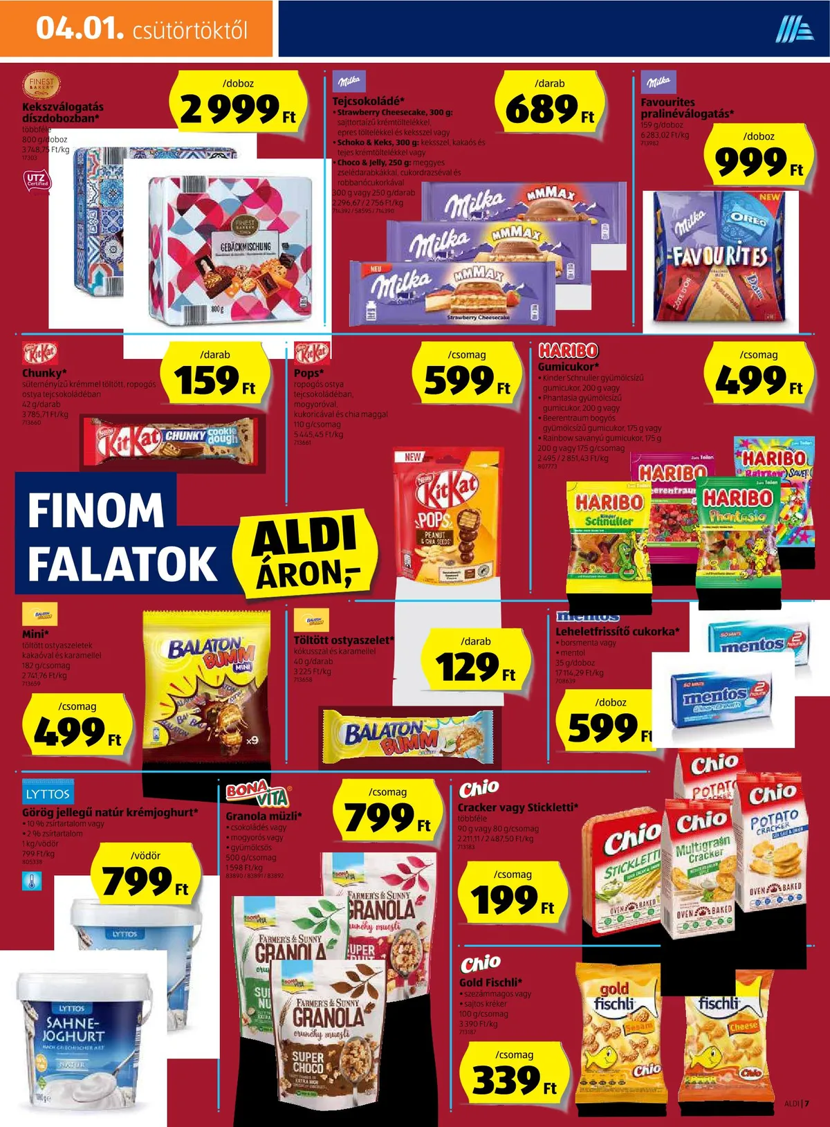 Aldi akciós újság 04.01–04.07 – 7. oldal