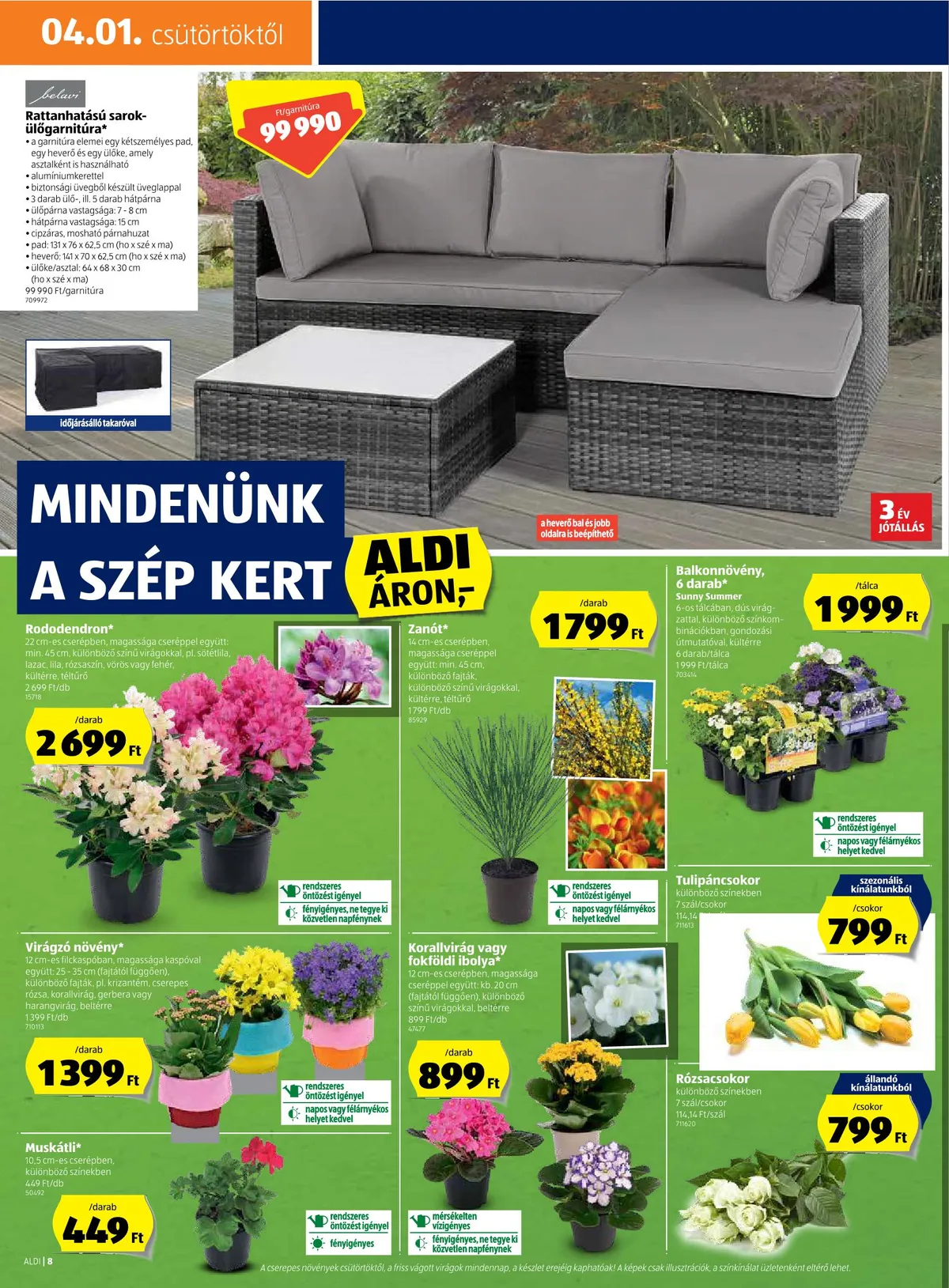 Aldi akciós újság 04.01–04.07 – 8. oldal