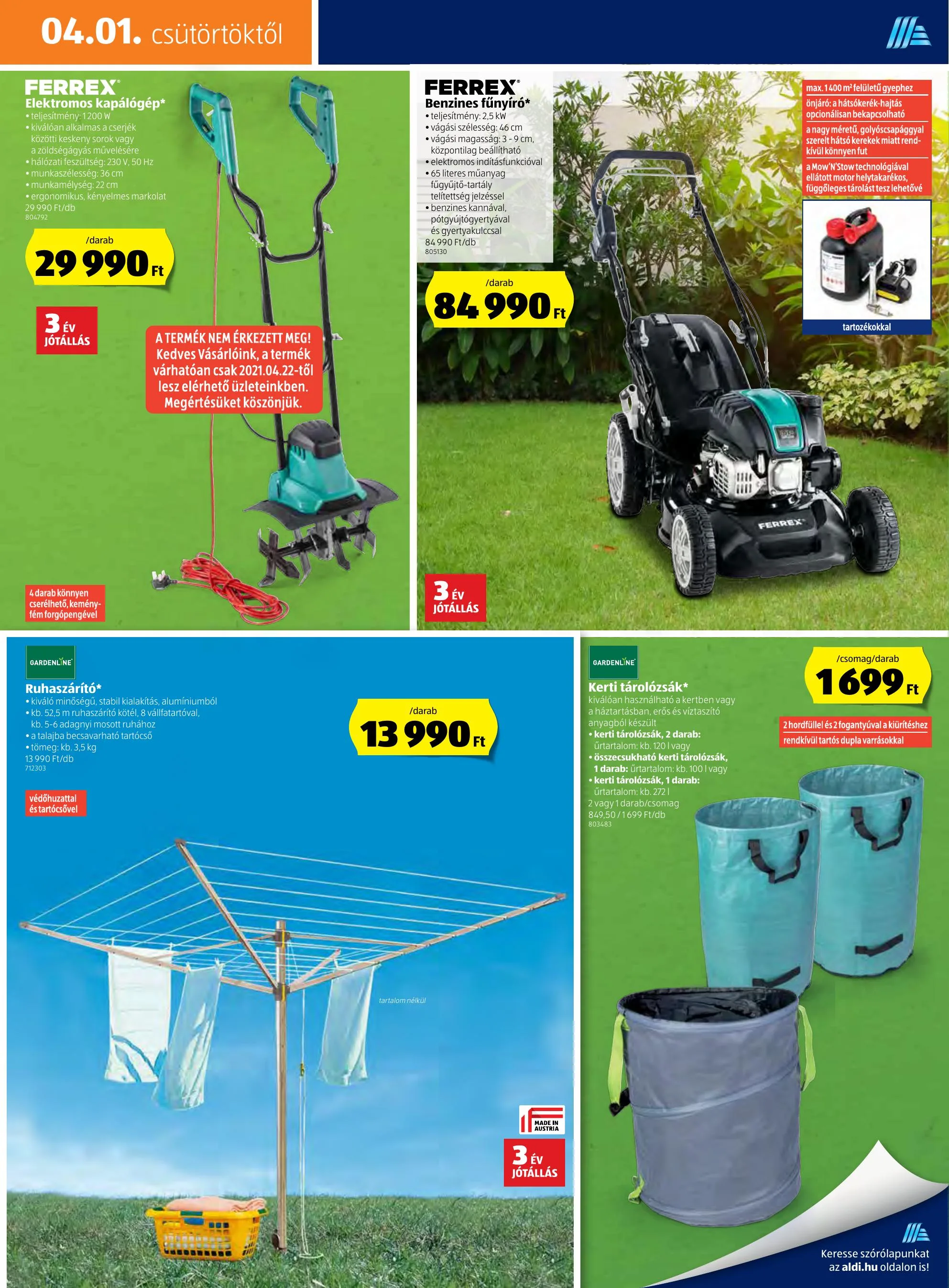 Aldi akciós újság 04.01–04.07 – 9. oldal
