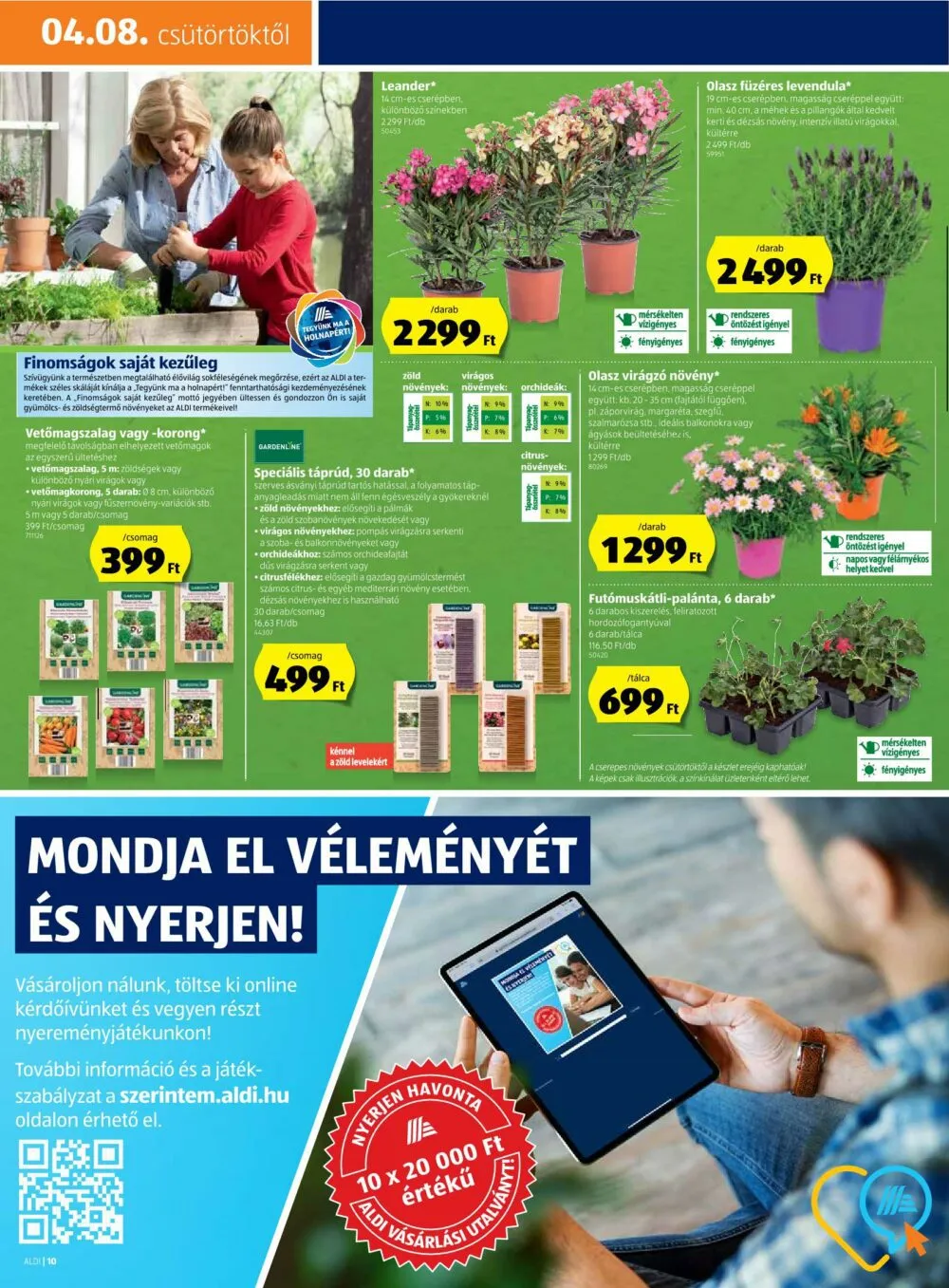 Aldi akciós újság 04.08–04.14 – 10. oldal