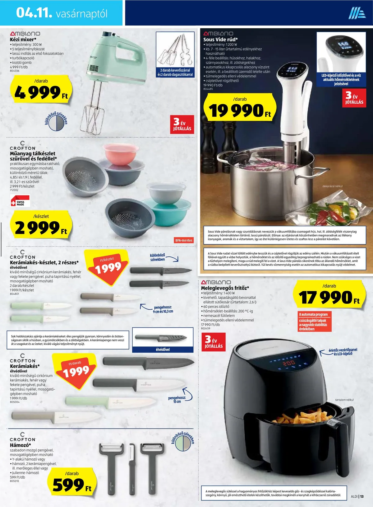 Aldi akciós újság 04.08–04.14 – 13. oldal