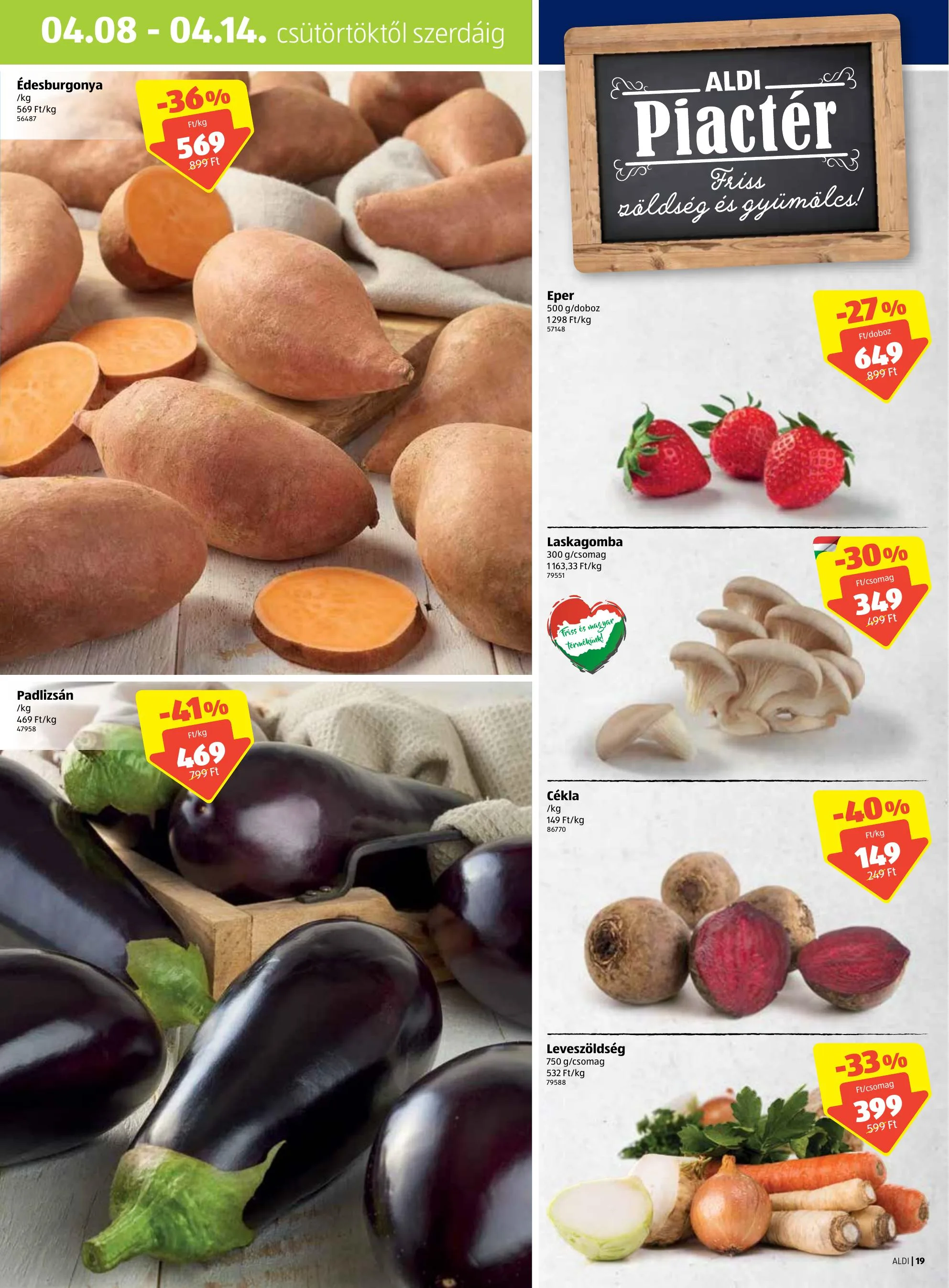 Aldi akciós újság 04.08–04.14 – 19. oldal
