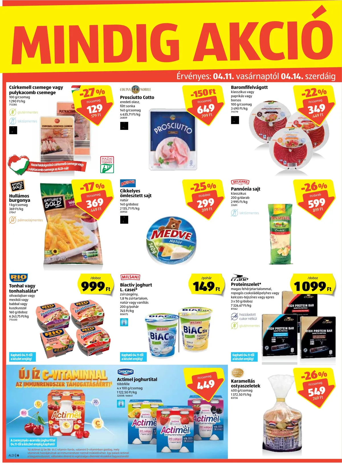 Aldi akciós újság 04.08–04.14 – 4. oldal