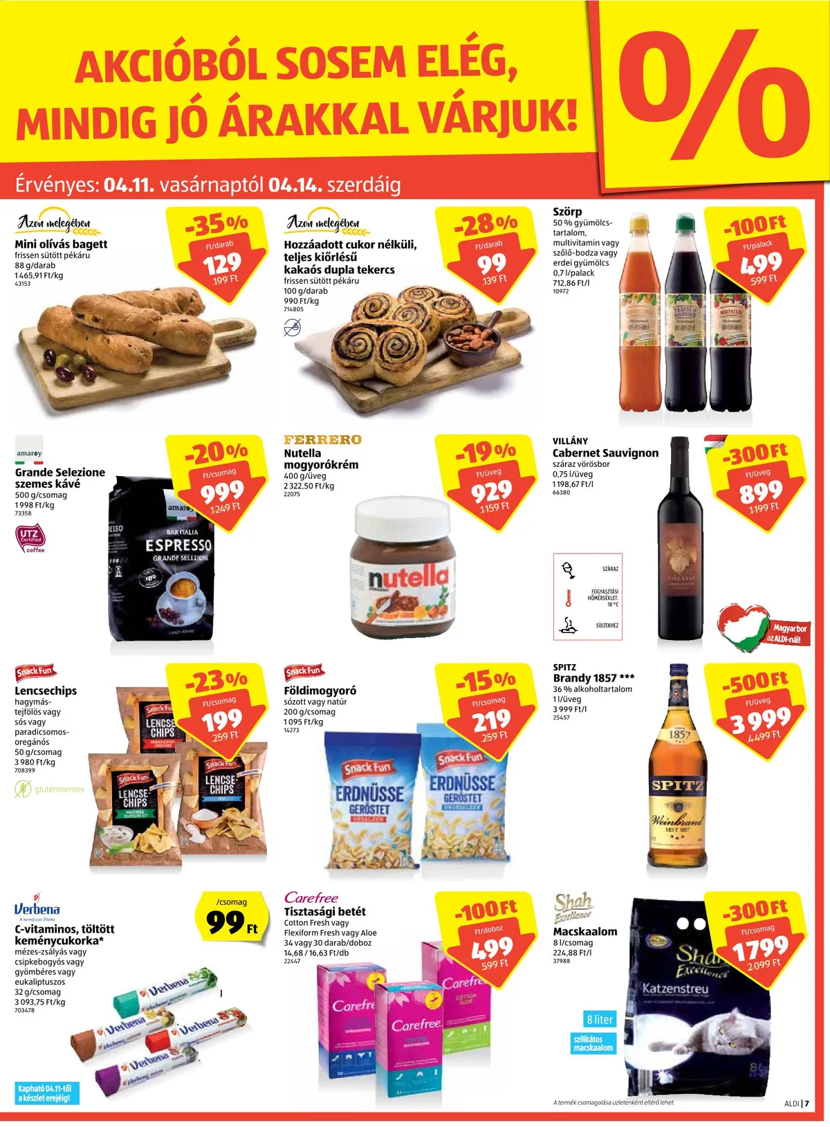Aldi akciós újság 04.08–04.14 – 5. oldal