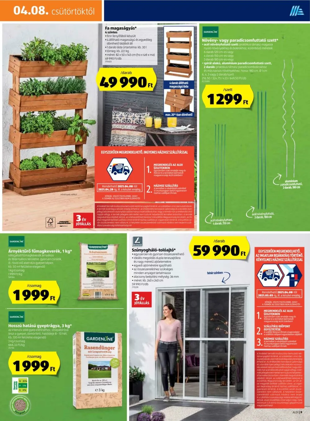 Aldi akciós újság 04.08–04.14 – 9. oldal