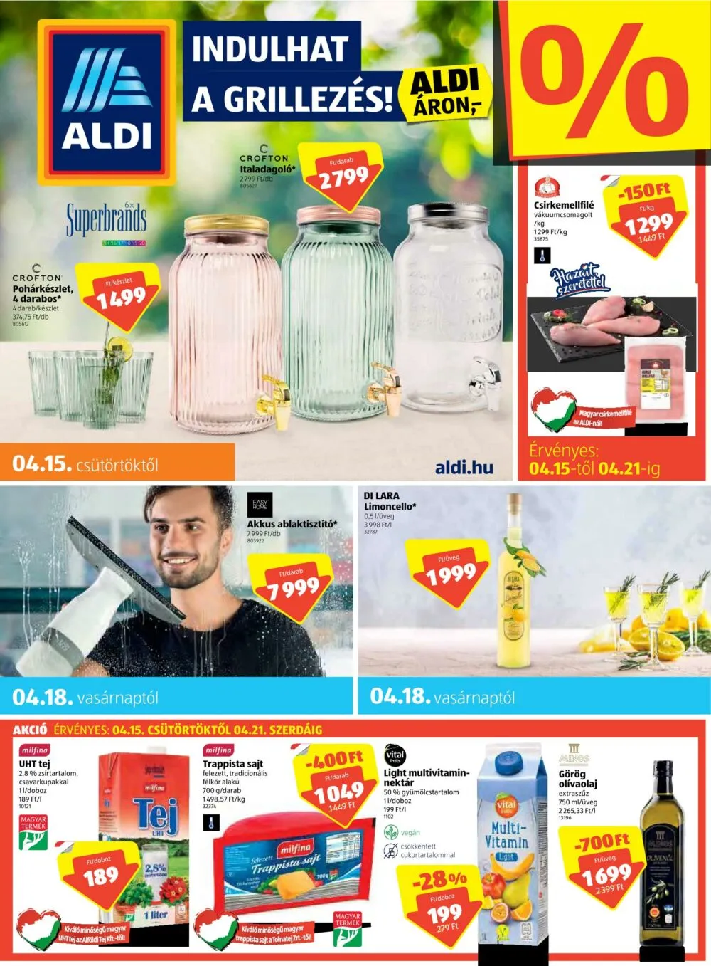 Aldi akciós újság 04.15–04.21