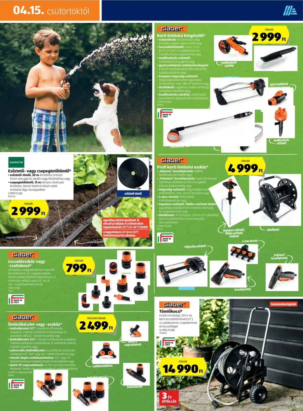 Aldi akciós újság 04.15–04.21 – 11. oldal