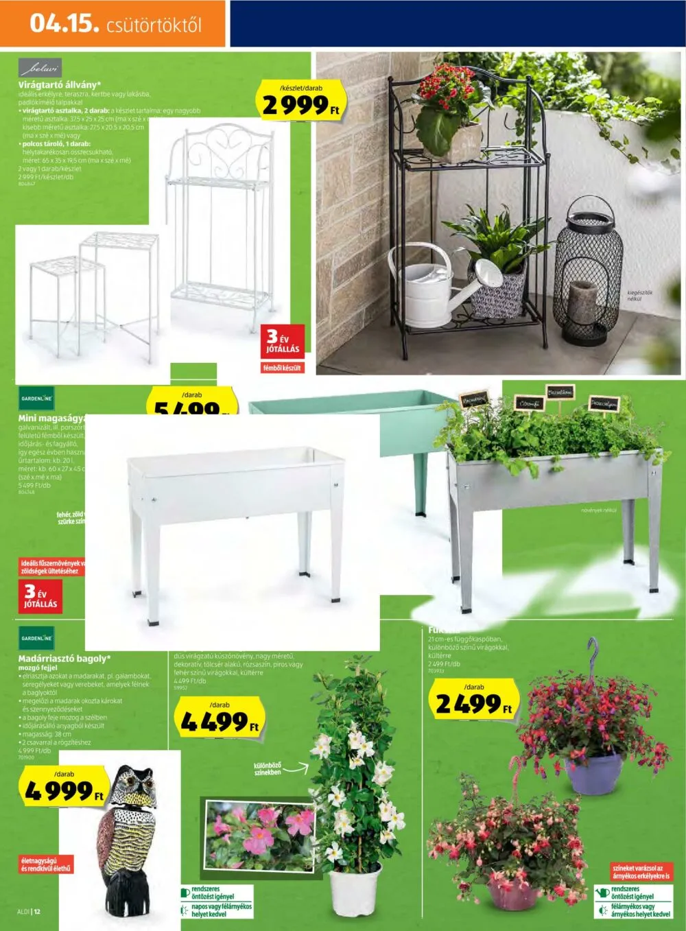 Aldi akciós újság 04.15–04.21 – 12. oldal